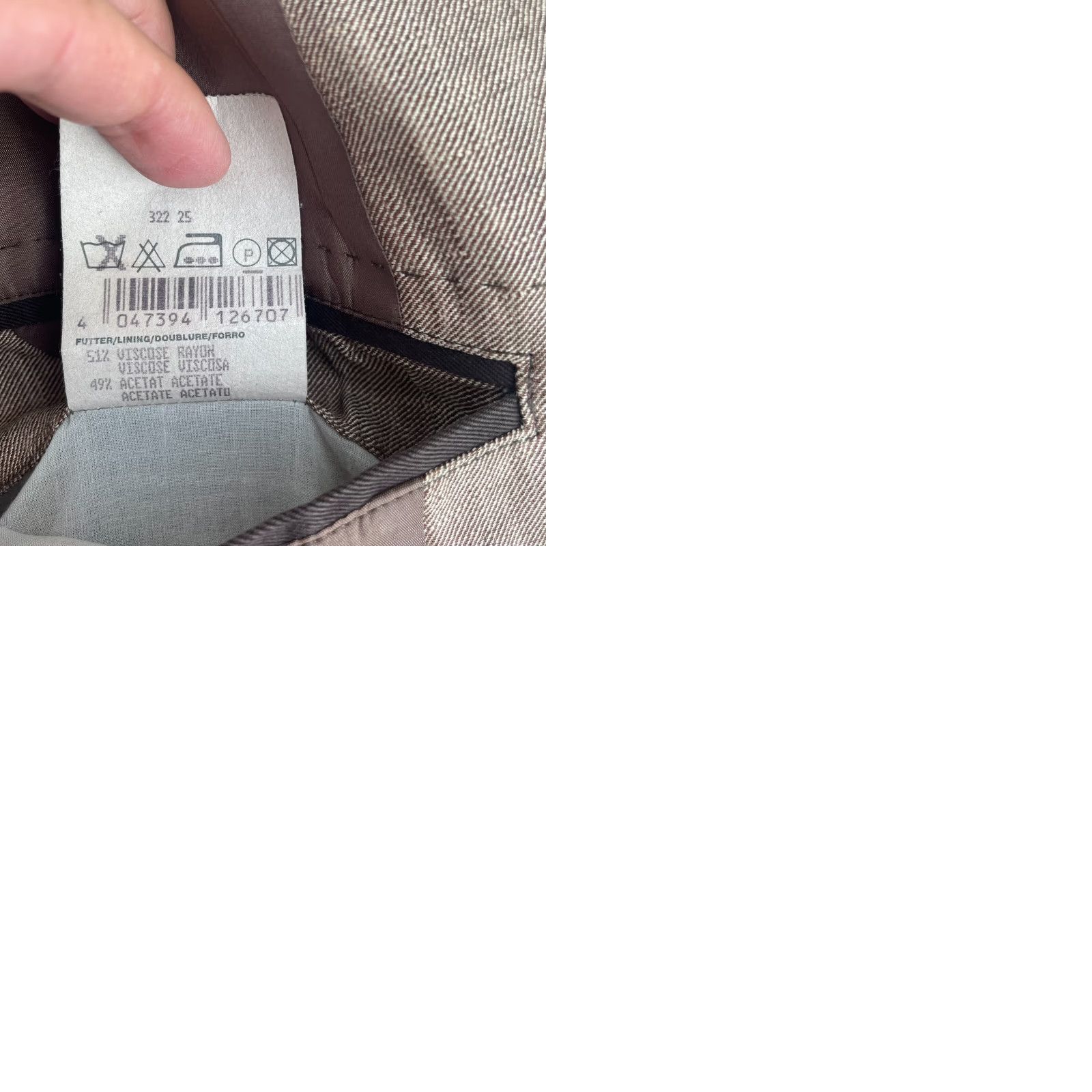 Hugo Boss VINTAGE? No — Hugo Boss Blazer Mens 40R Linen Brown Sport Coat Notch Lapel Single-Breasted Two-Button Dry Clean Only Classic Linen Blazer Mens Size 40R - 10 Thumbnail