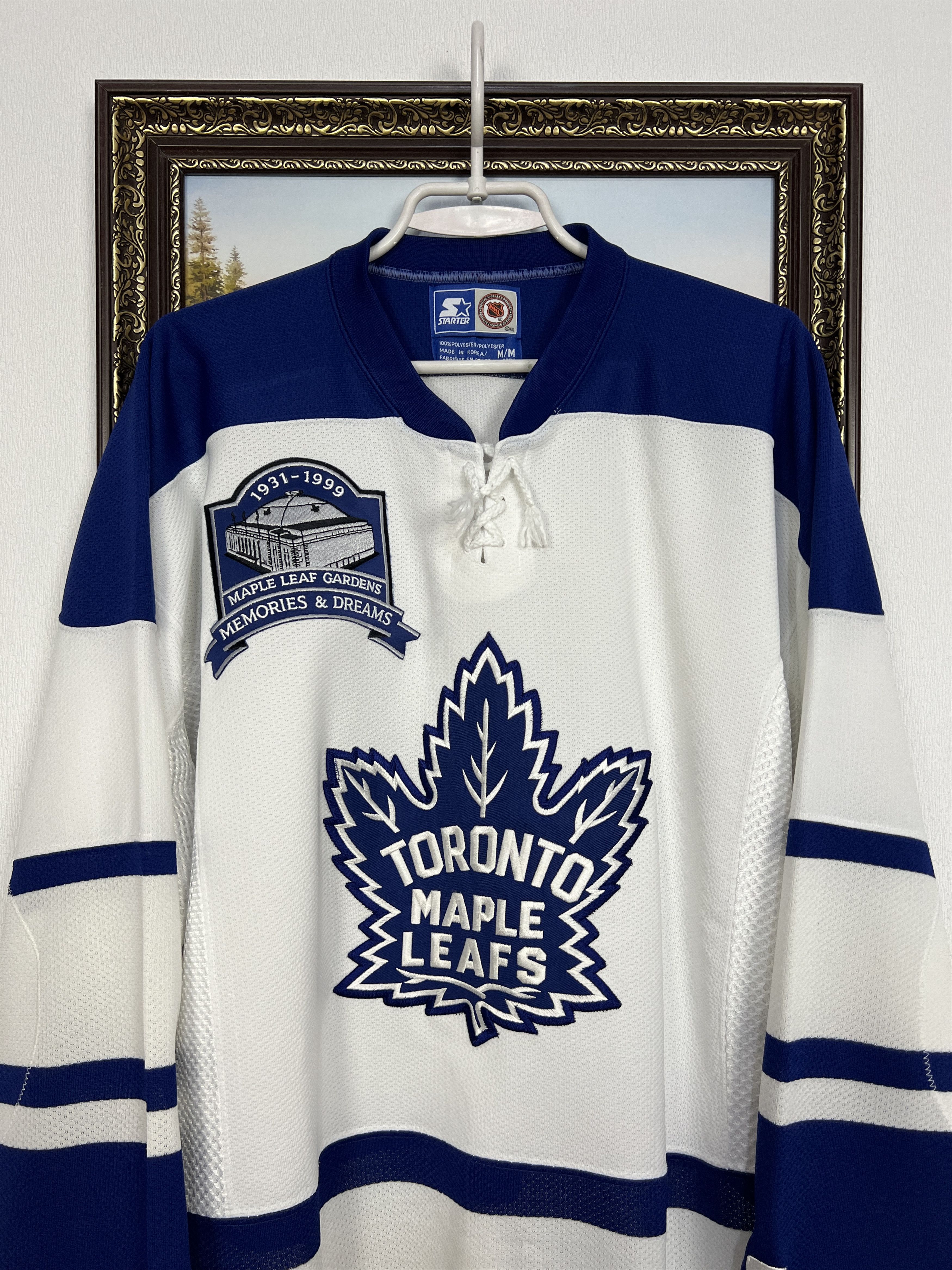 Starter Vintage 90's Toronto Maple Leafs Long Sleeve Jersey Trikot Size US M / EU 48-50 / 2 - 2 Thumbnail