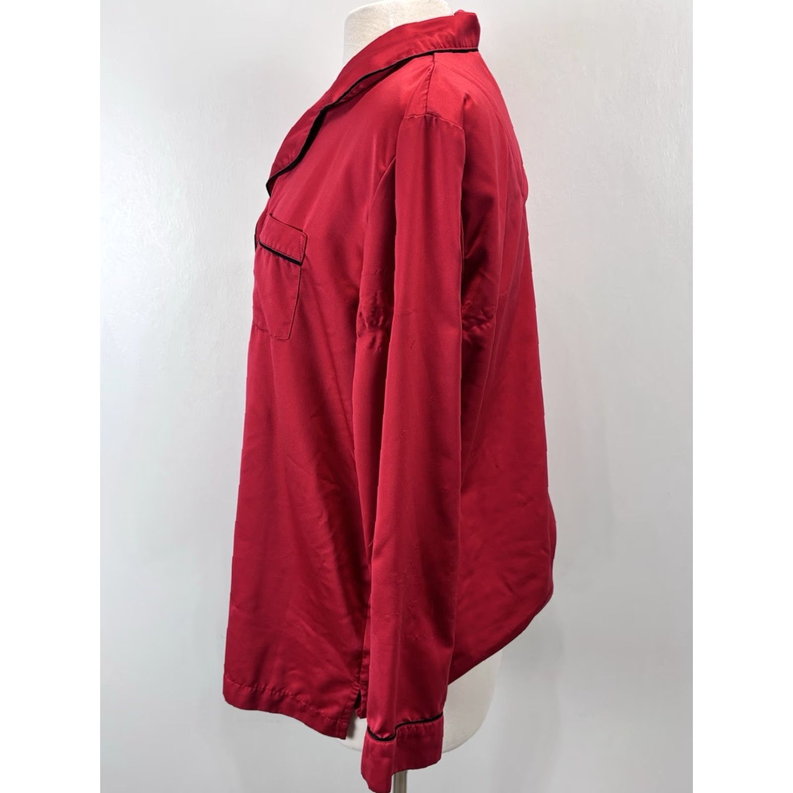 Vintage PajamaGram Pajamagram 2 Pc Pajama Set Sz Large Women’s Red shirt Pants READ Pajamagram Size L / US 10 / IT 46 - 3 Thumbnail