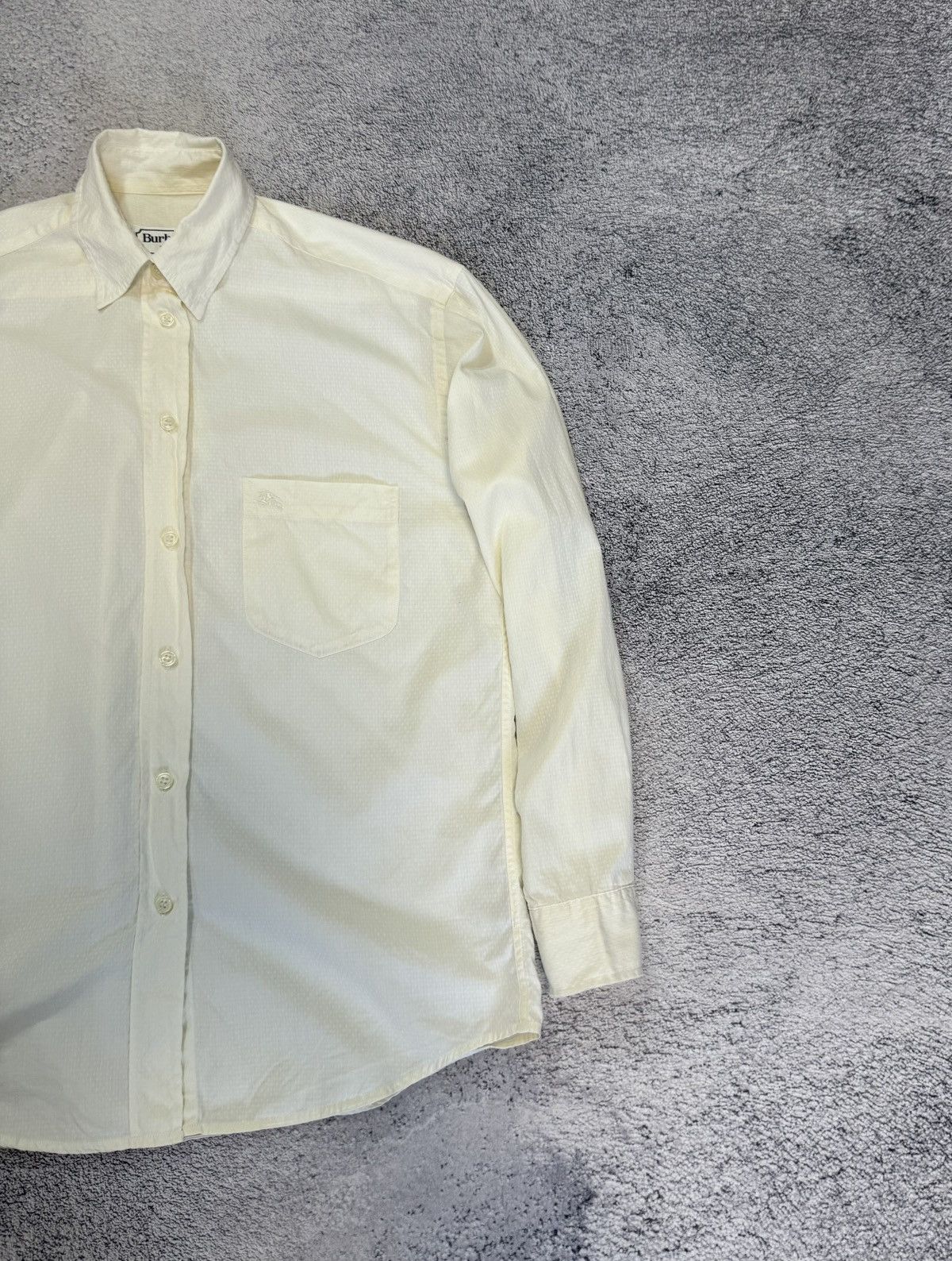 Burberry Burberrys Women Shirt Long Sleeve White Logo Pocket Vintage Size M / US 6-8 / IT 42-44 - 5 Thumbnail