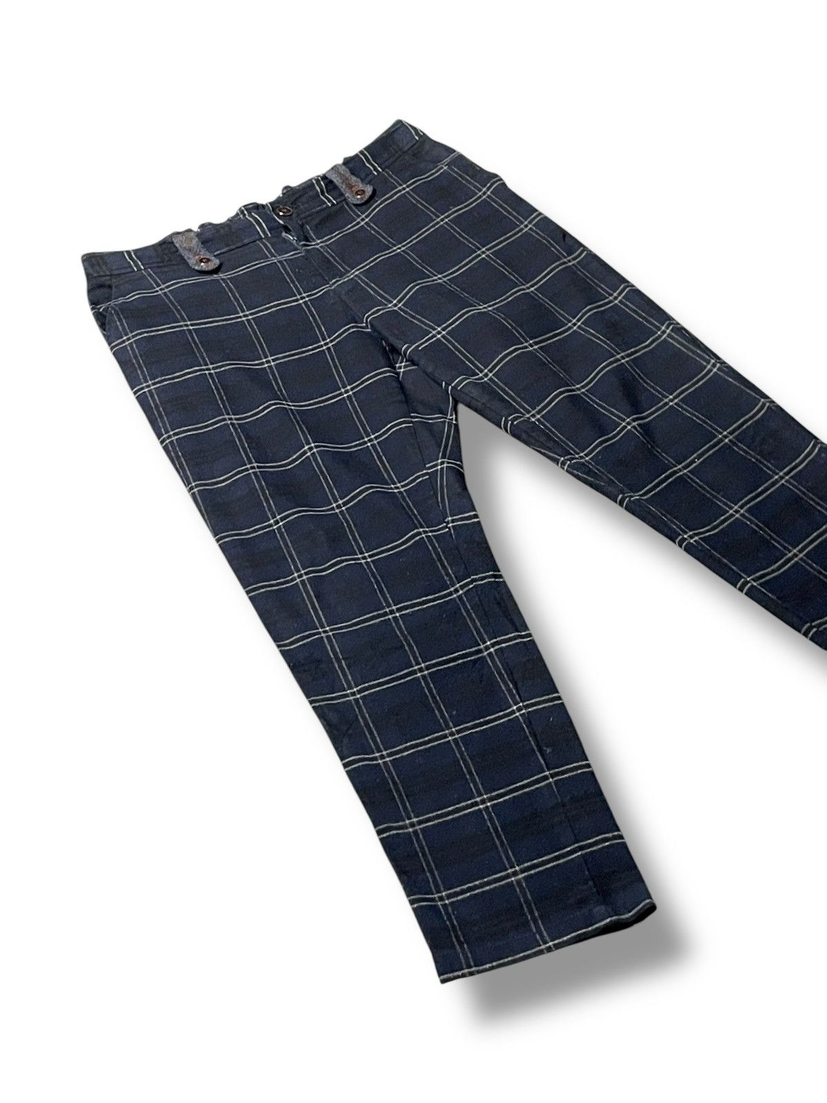 Harris Tweed × Vintage Harris Tweed Brand Checked Trousers (60) Size US 34 / EU 50 - 2 Thumbnail