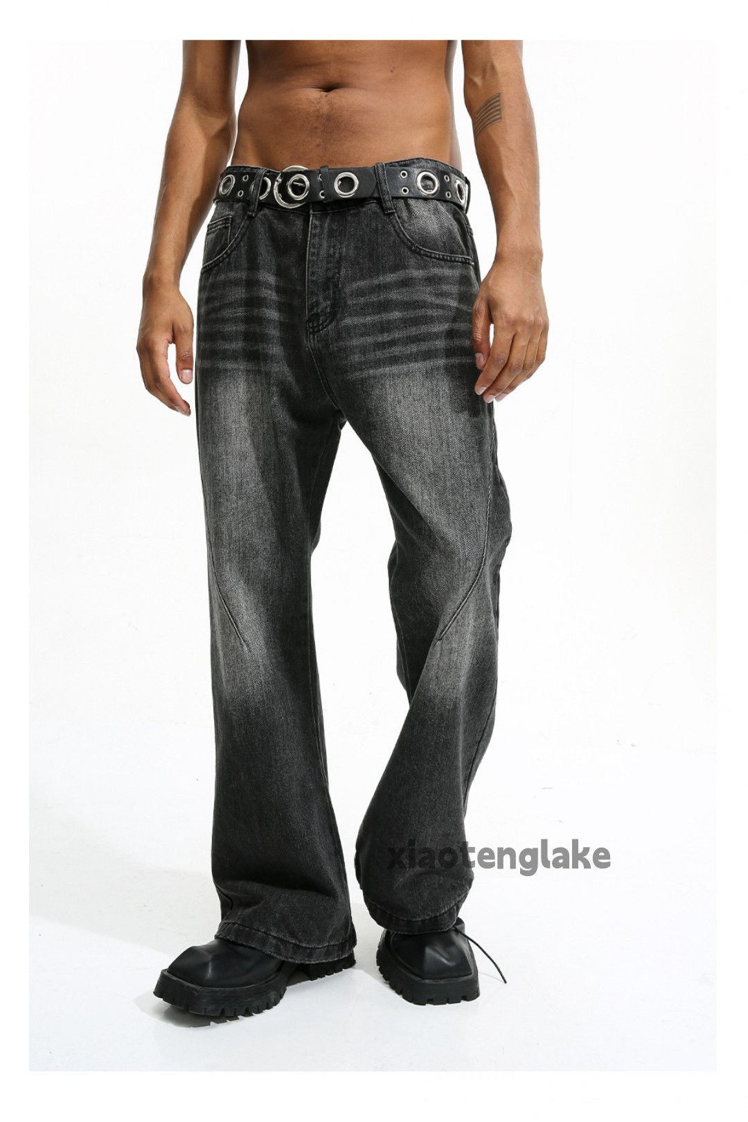 Jean xz vintage washed faded cleanfit punk grunge jeans Size US 31 - 5 Thumbnail