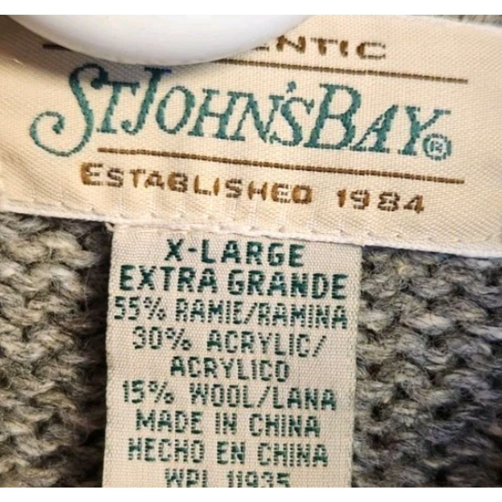 Vintage VINTAGE St Johns Bay Sweater Women XL Mock Neck Pullover Southwestern Woll Blend Size XL / US 12-14 / IT 48-50 - 7 Thumbnail