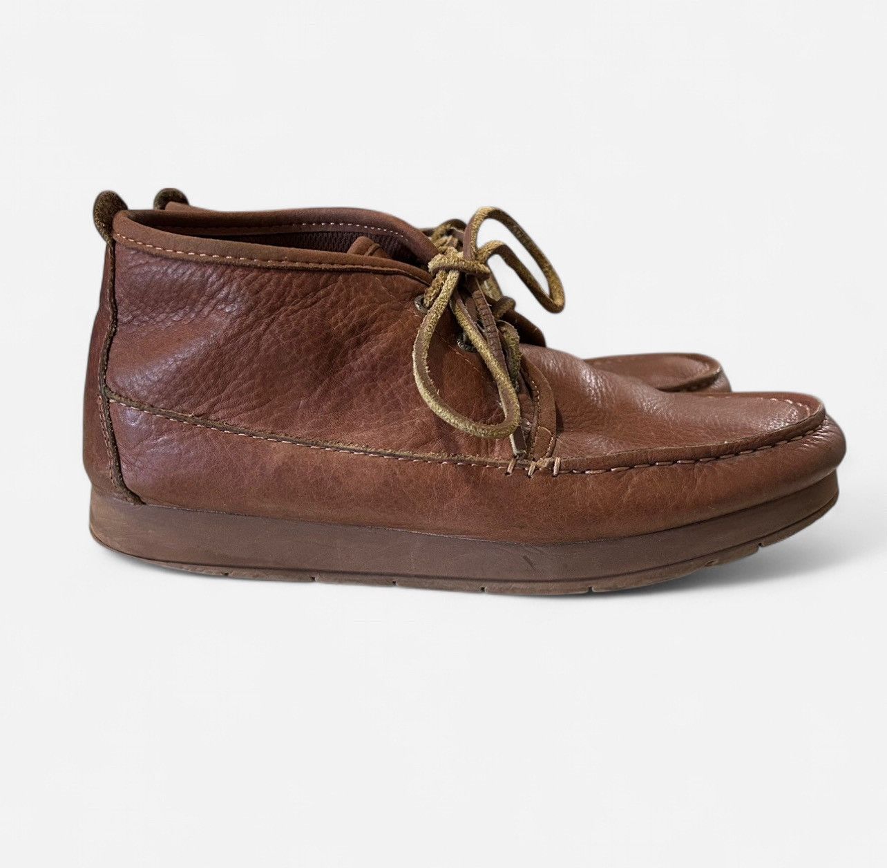 Sperry Sperry Leather Cognac Brown Chukka Hi Top Boat Shoes Size 8 Size US 8 / EU 41 - 5 Thumbnail