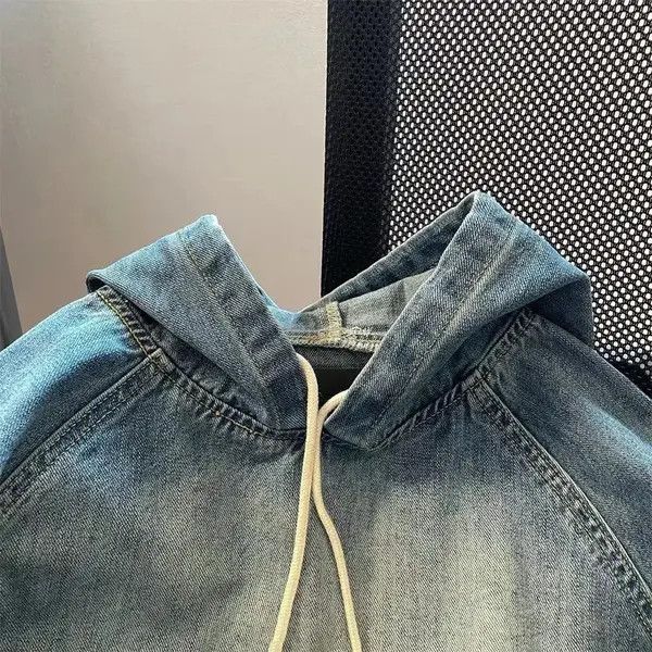VIBE Oversize sweatshirt hoodie in hip-hop retro jeans style y2k Size US L / EU 52-54 / 3 - 8 Thumbnail
