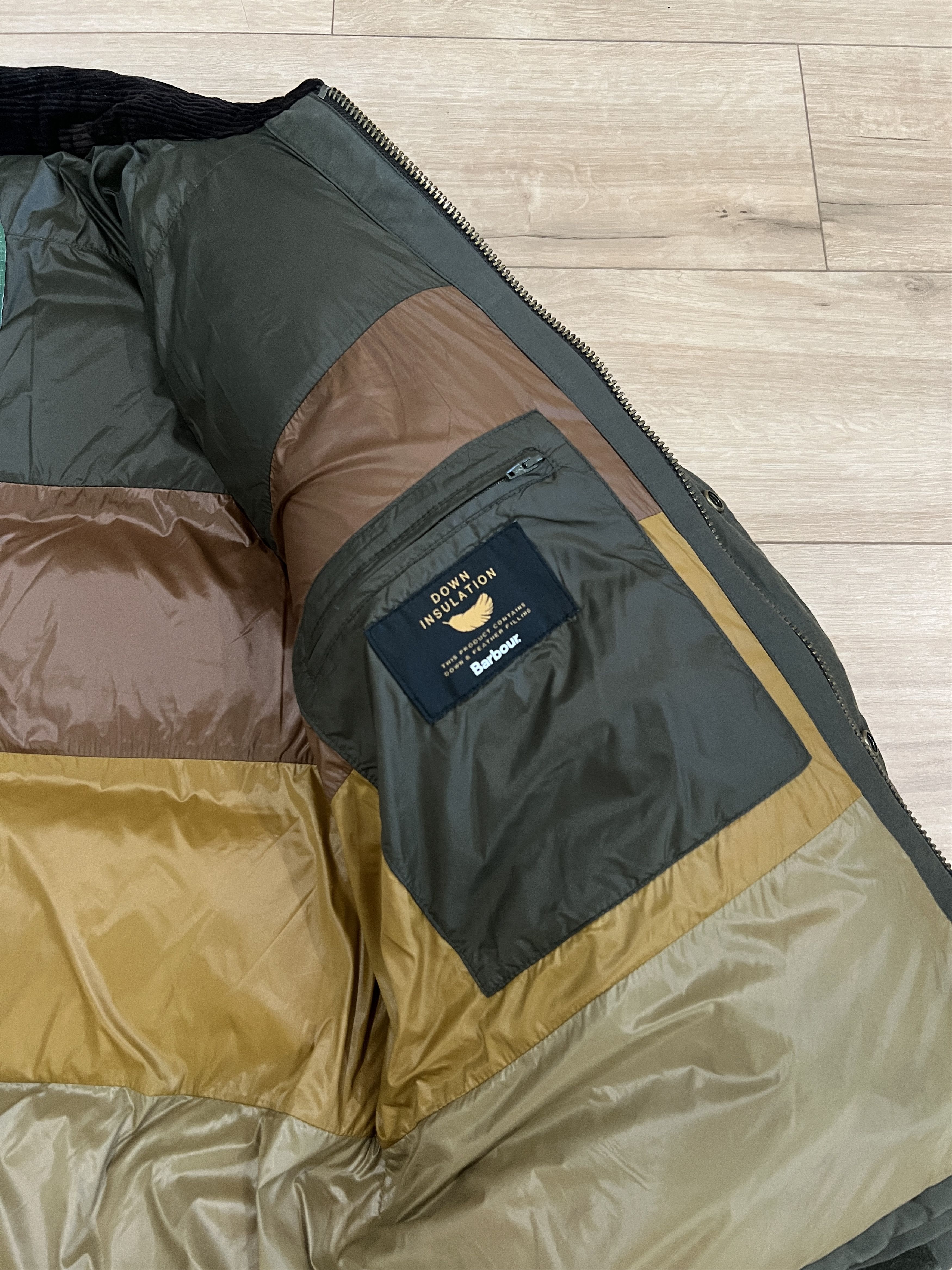 SOREL Sorel x Barbour Green Down Transport Wax Puffer Jacket Size US M / EU 48-50 / 2 - 8 Thumbnail