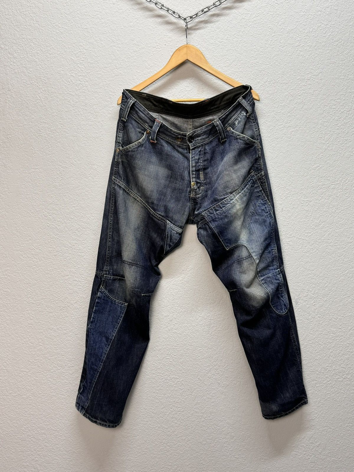 Vintage Vintage Junya Watanabe Style G Star raw Bondage Cargo Pans Size US 34 / EU 50 - 2 Thumbnail