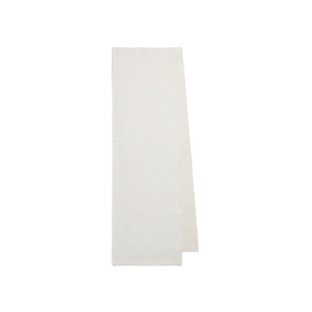 Balenciaga o1w1db10126 Size: OS / Furry Scarf in White Size ONE SIZE - 1 Thumbnail