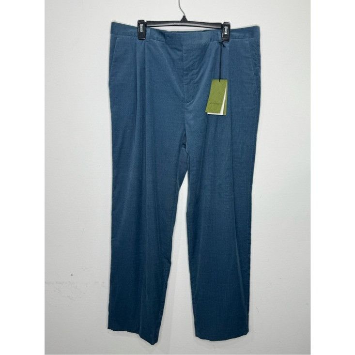 Gucci Gucci Blue Web Label Corduroy Trousers Size US 40 / EU 56 - 2 Thumbnail