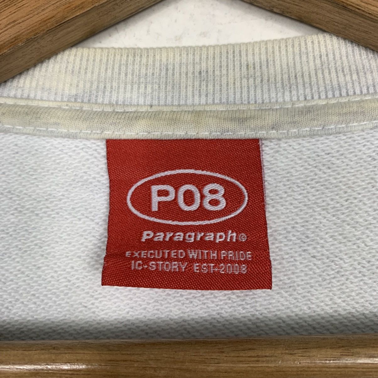 Japanese Brand Paragraph Big Logo Crewneck Sweatshirt Size US M / EU 48-50 / 2 - 11 Thumbnail