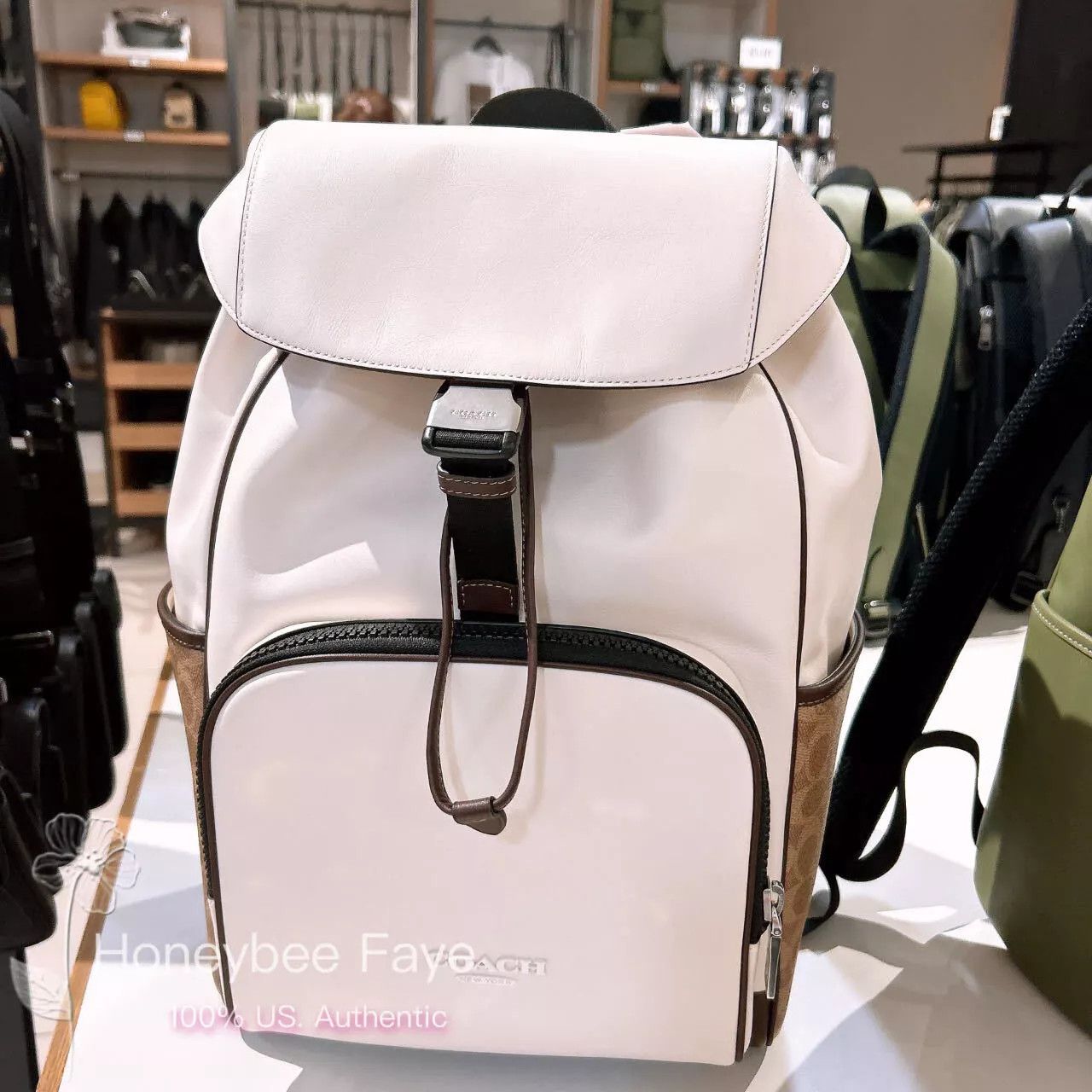 Coach Racer Backpack In Signature Colorblock CT751 Size ONE SIZE - 1 Thumbnail