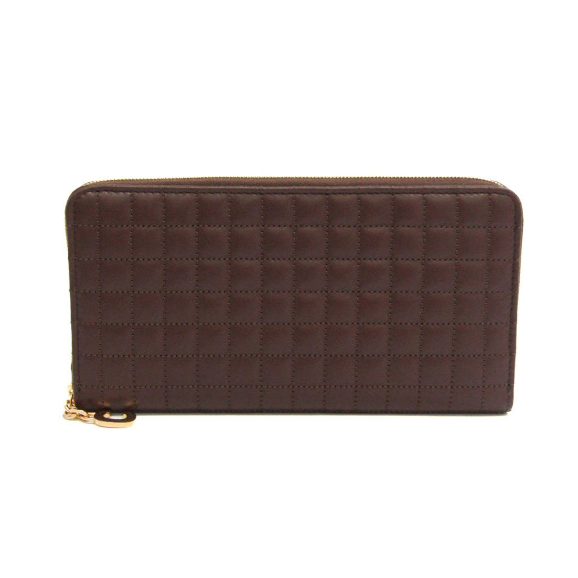 image of Celine Céline Wallet in Brown, Women's