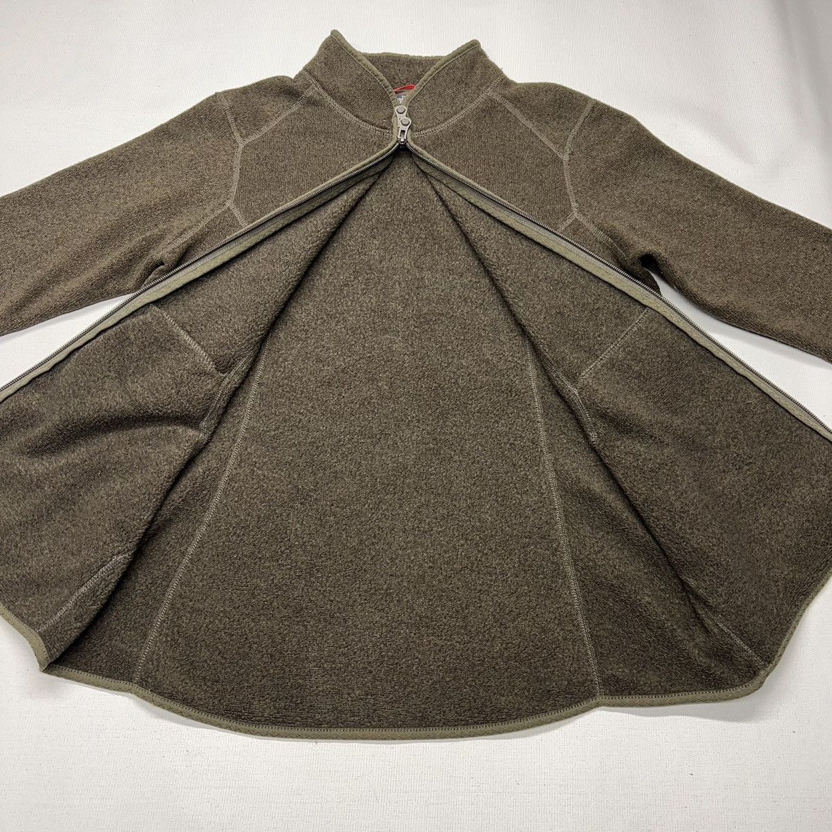 The North Face The North Face Sweatshirt Brown Fleece Full Zip Sweater Size L / US 10 / IT 46 - 11 Thumbnail