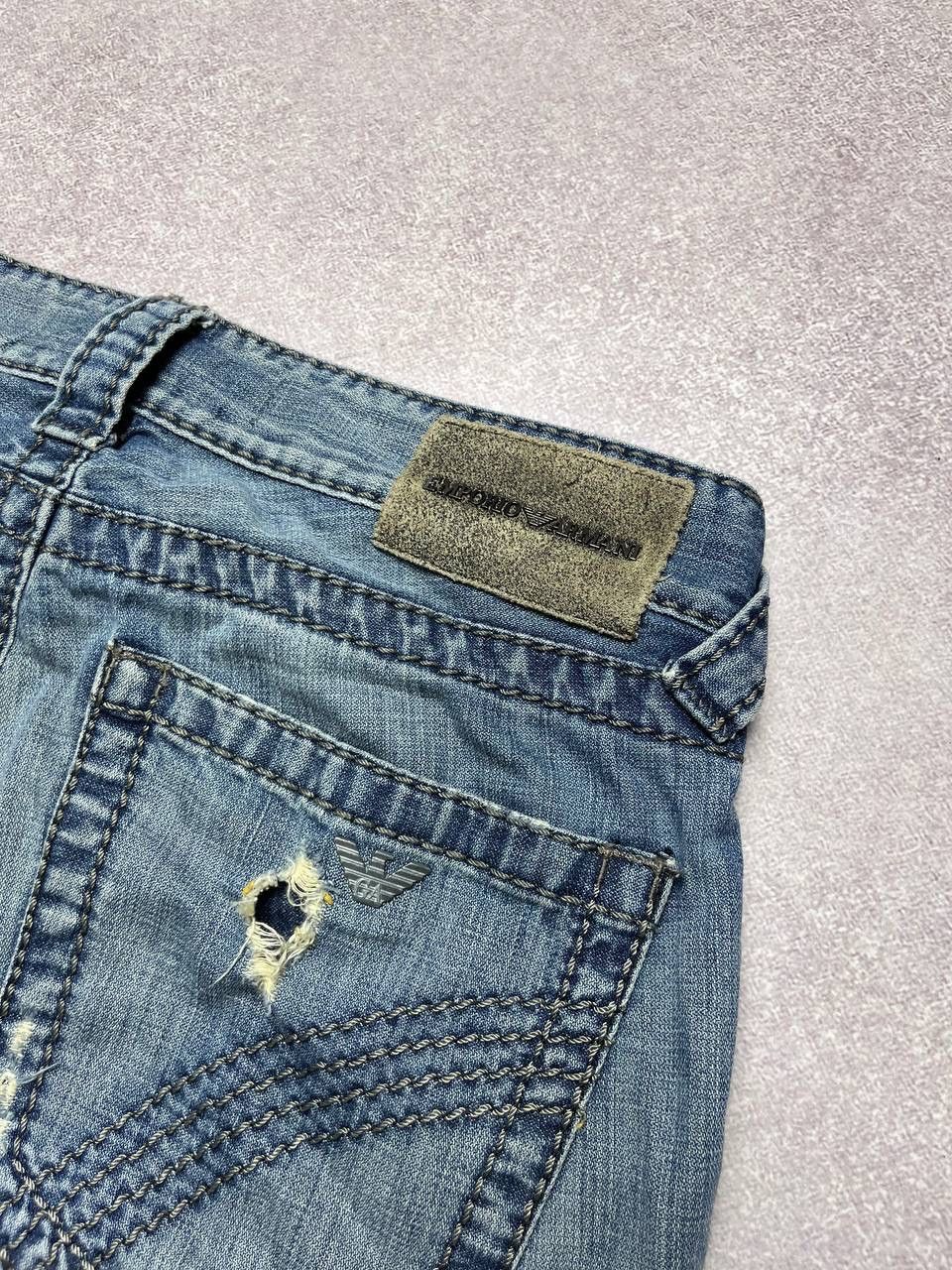 Armani Vintage Armani Pocket Logo Baggy Jeans Y2K 32 Size US 32 / EU 48 - 4 Thumbnail