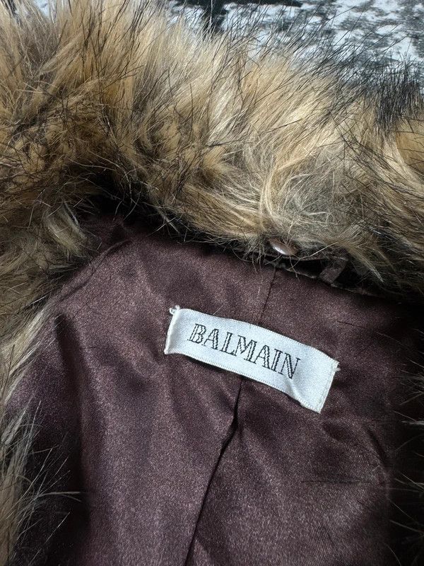 Balmain Vintage Y2k Balmain avant garde coat brown M Size M / US 6-8 / IT 42-44 - 4 Thumbnail