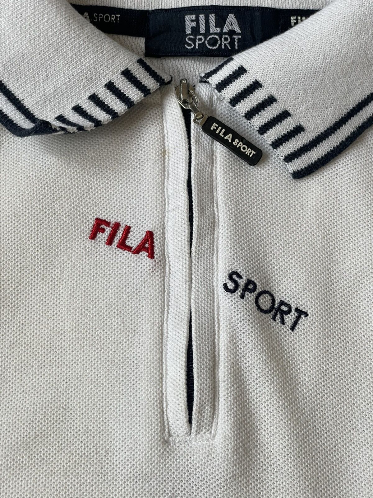 Fila × Vintage VINTAGE FILA SPORT HALF ZIPPER T-SHIRT Size US L / EU 52-54 / 3 - 4 Thumbnail