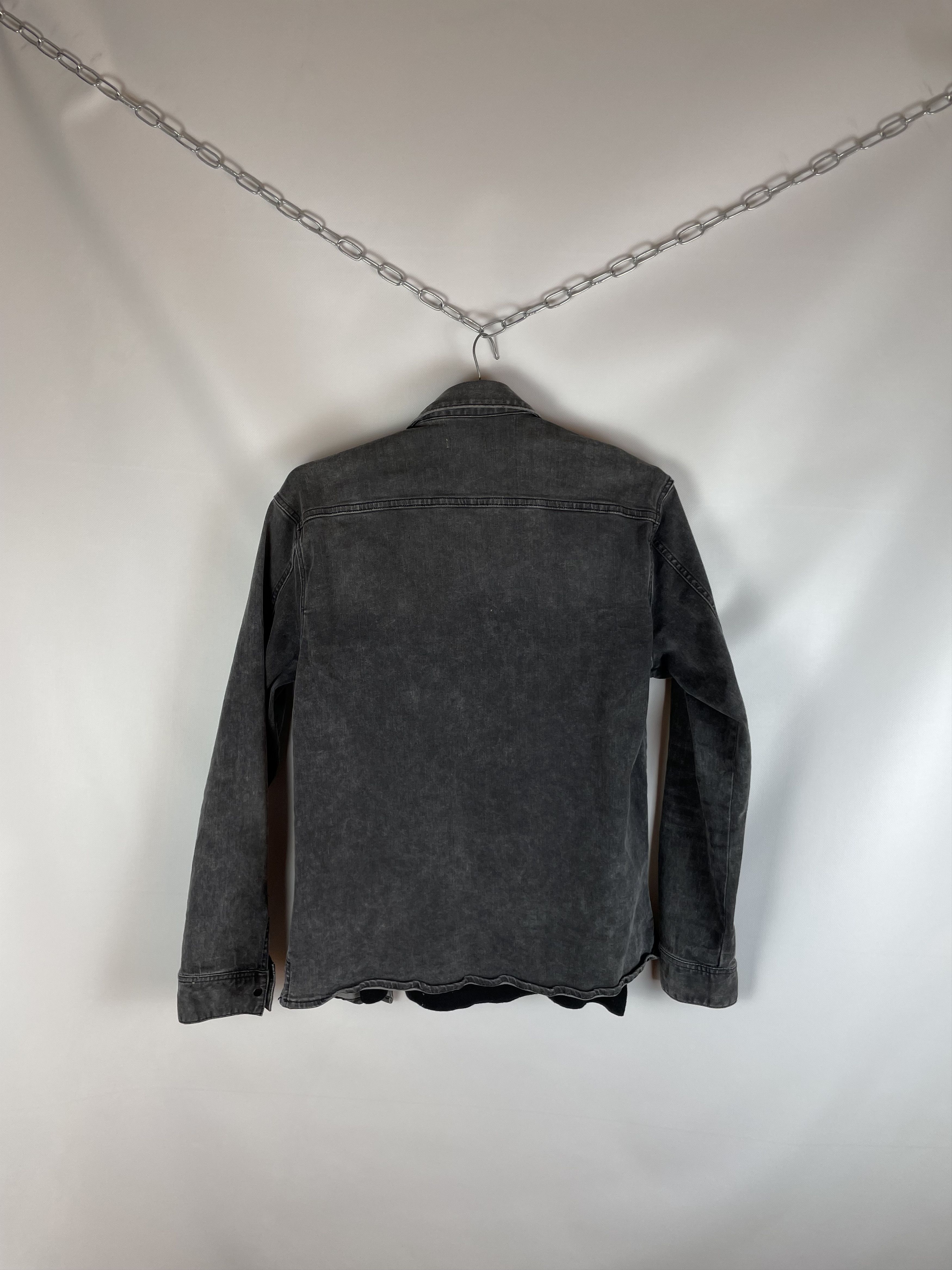 Allsaints Allsaints Demim Flannel Overshirt Size US L / EU 52-54 / 3 - 8 Thumbnail
