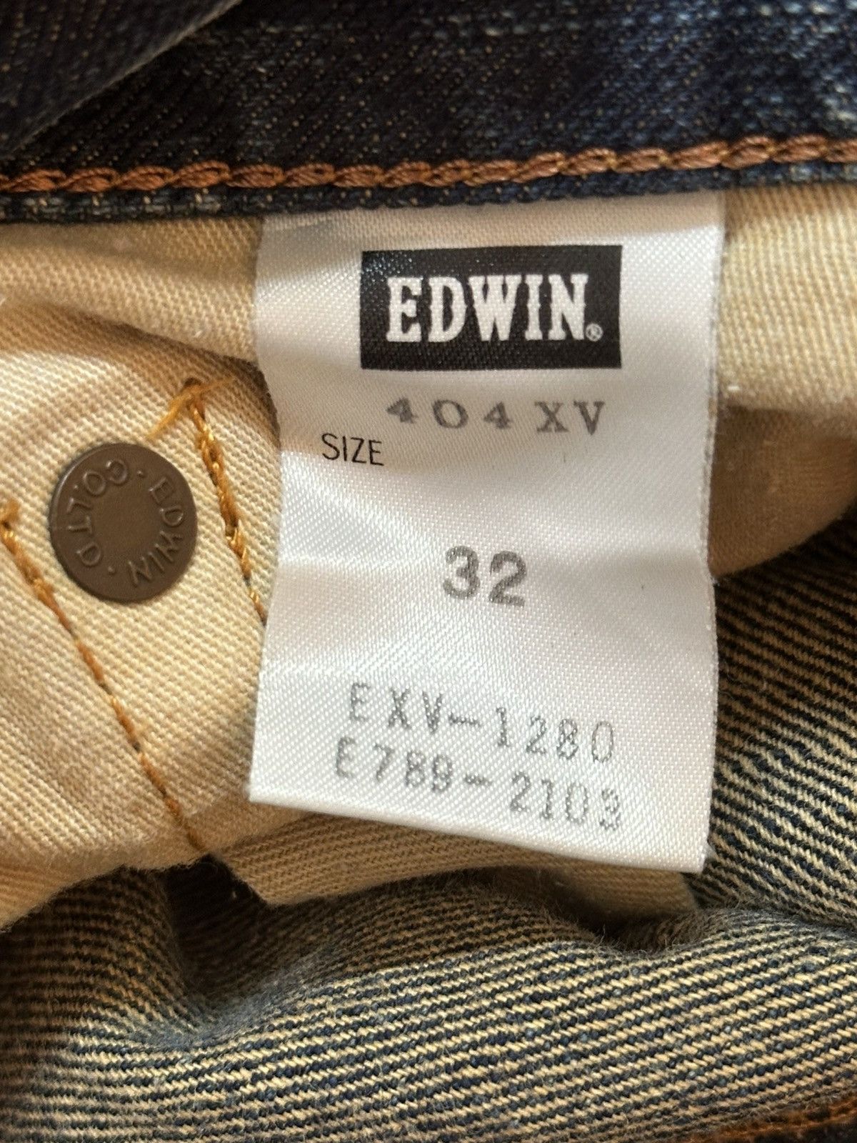 Edwin Edwin XV Exclusive Vintage Faded Wash Style Baggy Jeans Size US 34 / EU 50 - 11 Thumbnail