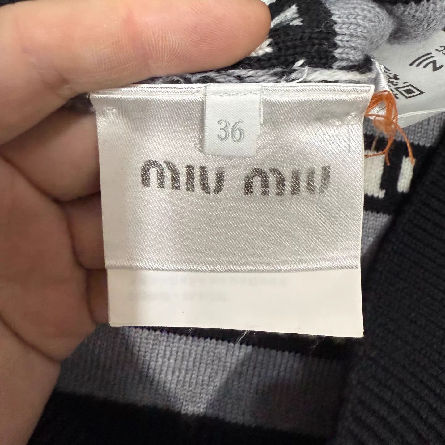 Miu Miu MIU MIU Full Logo Knit Cardigan 36 99 New Size XS / US 0-2 / IT 36-38 - 4 Thumbnail