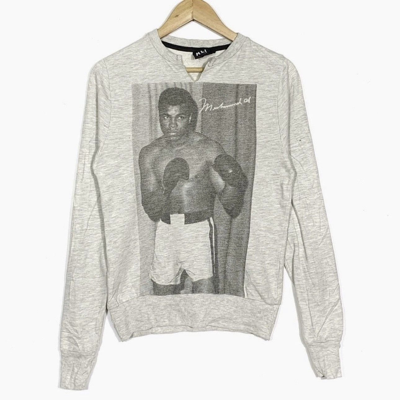 Vintage Vintage sweatshirt muhammad ali big logo Size US M / EU 48-50 / 2 - 1 Thumbnail