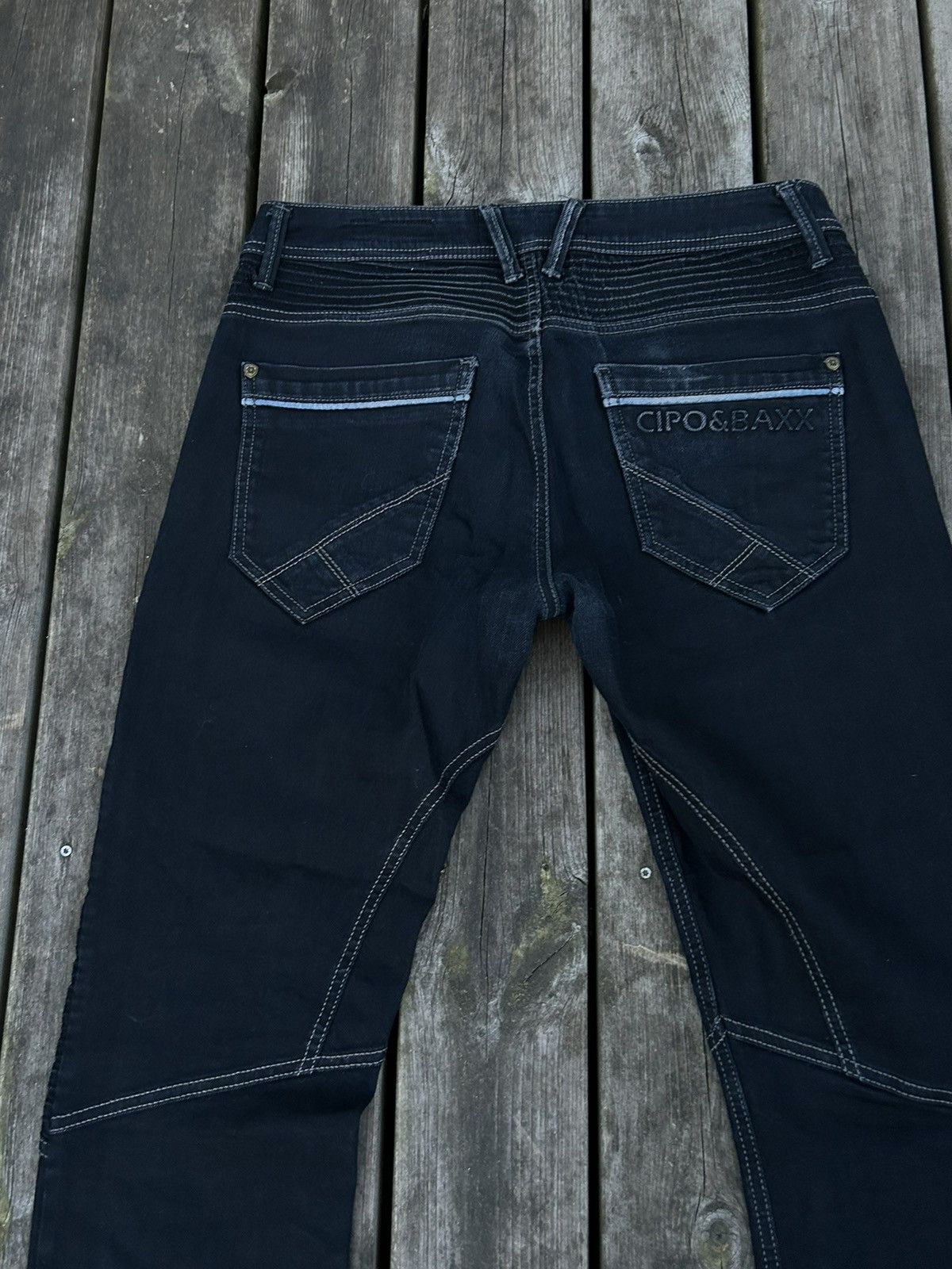 Vintage Cipo & Baxx Cargo Jeans Size US 32 / EU 48 - 10 Thumbnail