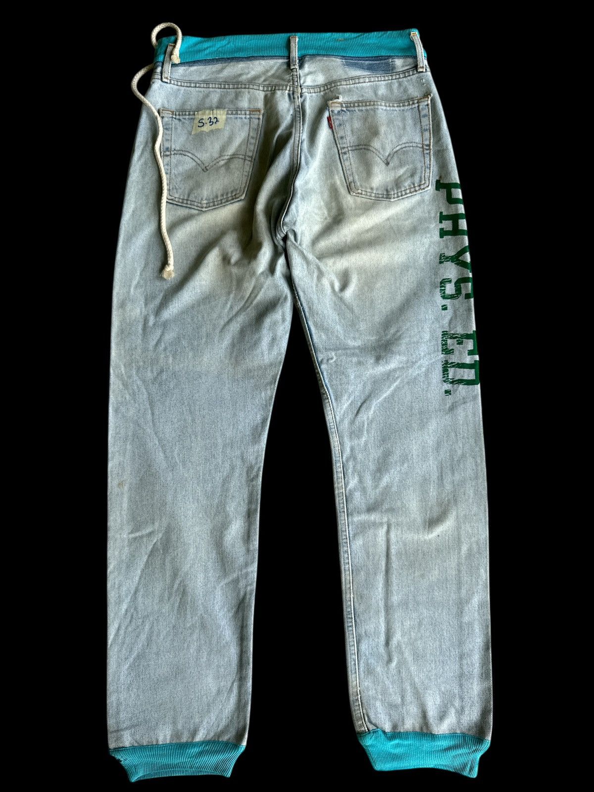 Japanese Brand Levis 💥 Denim Levis Jogger Pants Fashion💥 Size US 32 / EU 48 - 3 Thumbnail