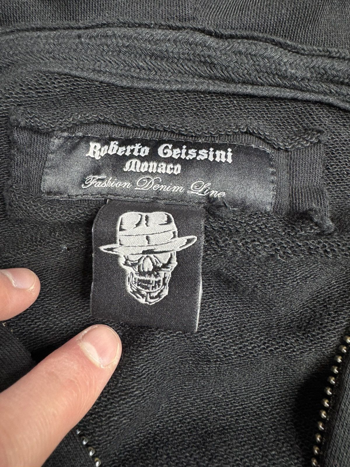 Other Vintage Roberto Geissini Zip Hoodie Rare Size US L / EU 52-54 / 3 - 5 Thumbnail