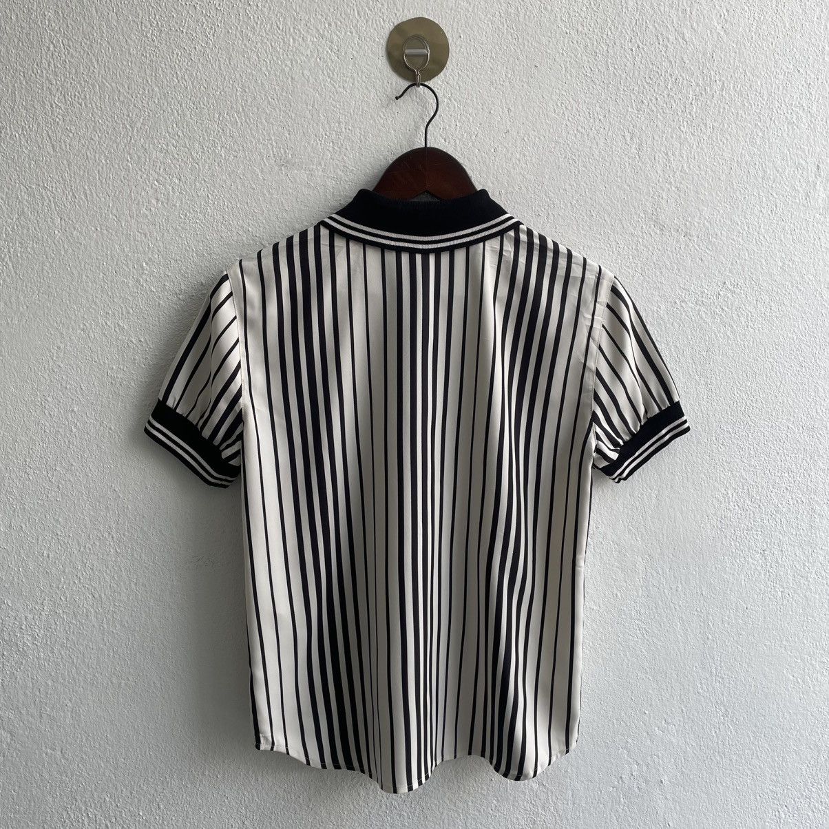Jean Paul Gaultier Jean Paul Gaultier Stripes in White and Black Polo Shirts Size S / US 4 / IT 40 - 5 Thumbnail