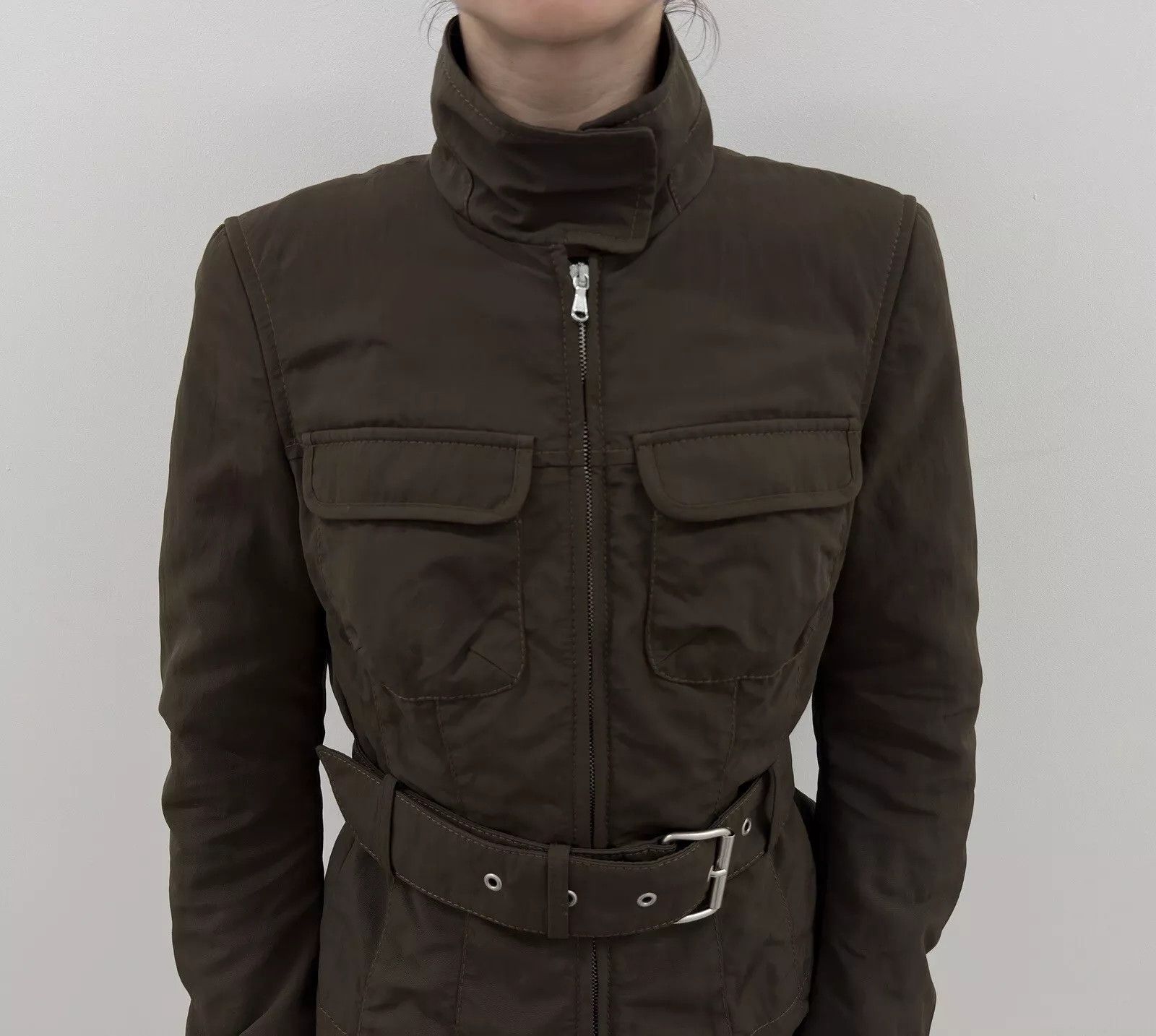 STRENESSE STRENESSE BLUE by GABRIELE STREHLE MOTO JACKET WOMENS Y2K Size S / US 4 / IT 40 - 3 Thumbnail