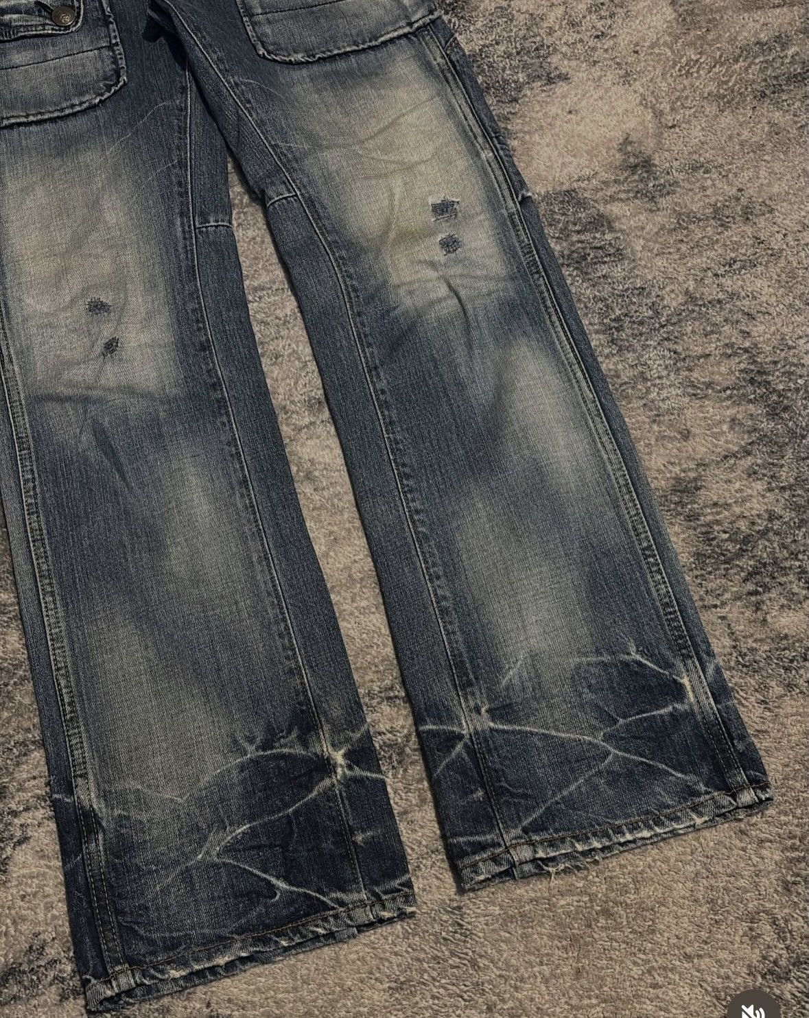 Hysteric Glamour Bartack Japanese Cargo Denim Size US 31 - 4 Thumbnail