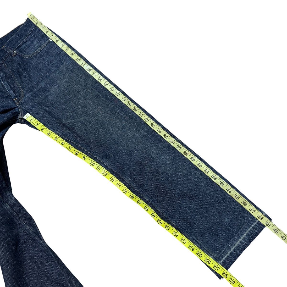 Helmut Lang Vintage Helmut Lang Raw Denim Classic Jeans Distressed Size US 31 - 20 Thumbnail