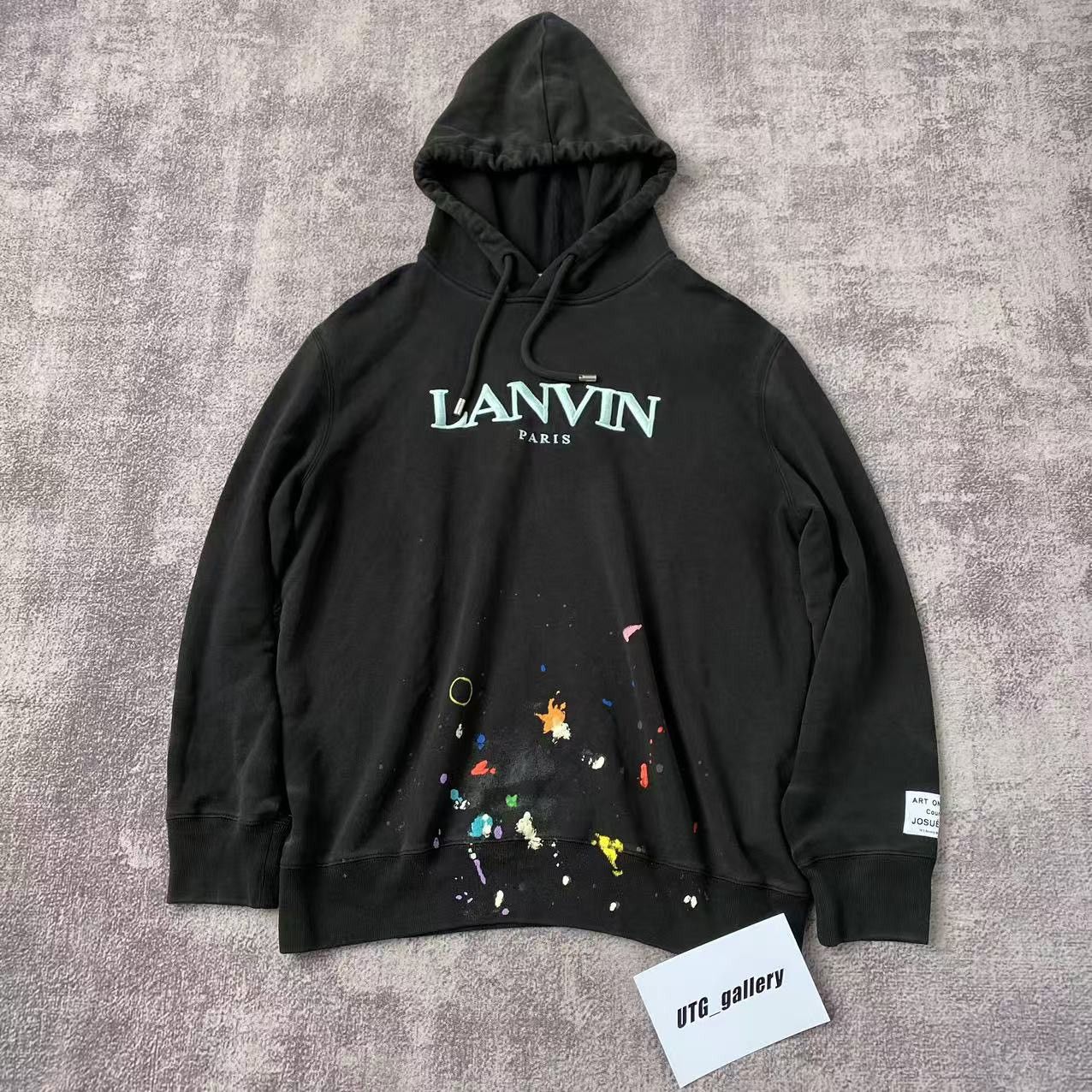 Gallery Dept. × Lanvin Gallery Dept. x Lanvin Paint Splatter Hoodie Size US XXL / EU 58 / 5 - 2 Thumbnail