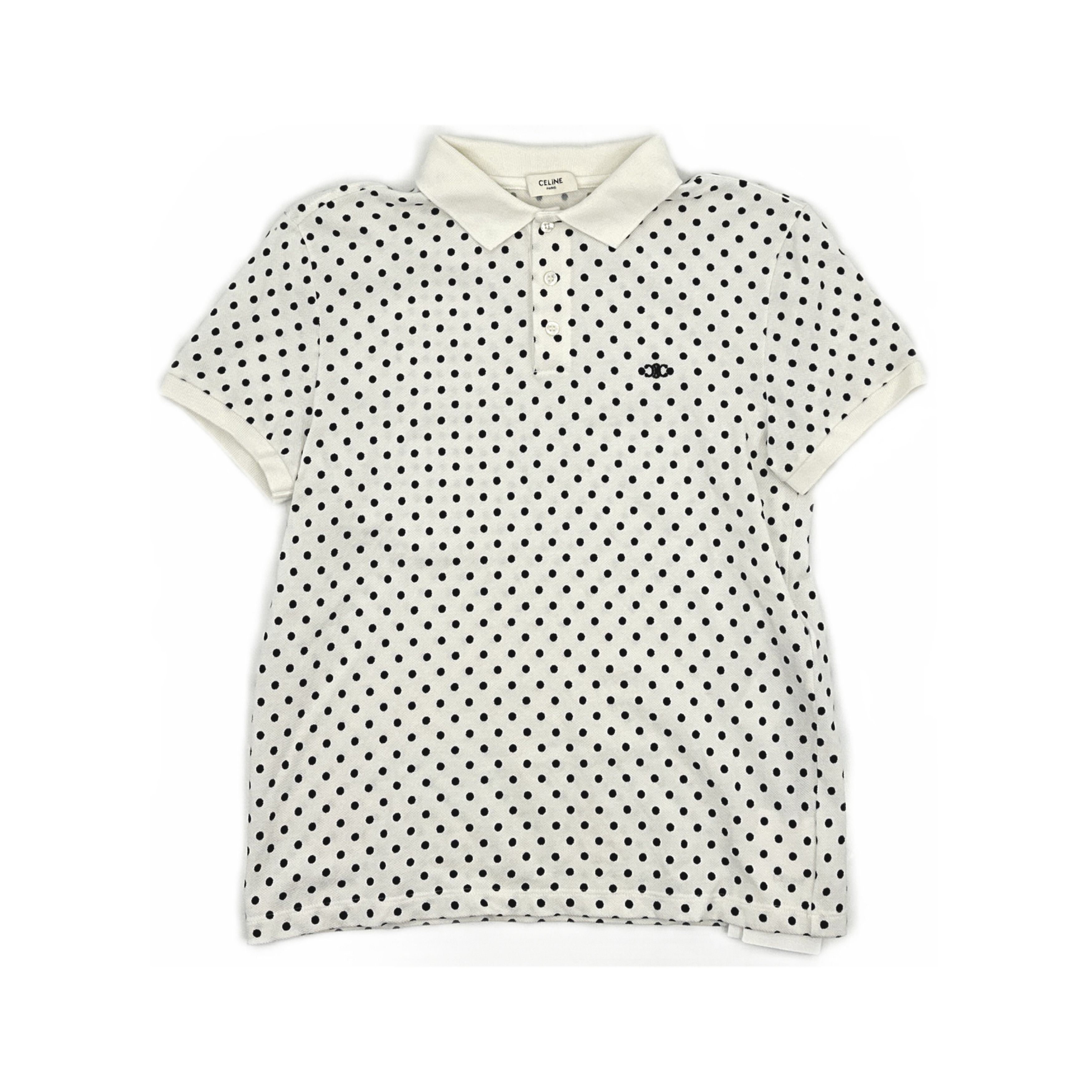 Celine Celine Polka Dot Polo Size S Size US S / EU 44-46 / 1 - 1 Thumbnail