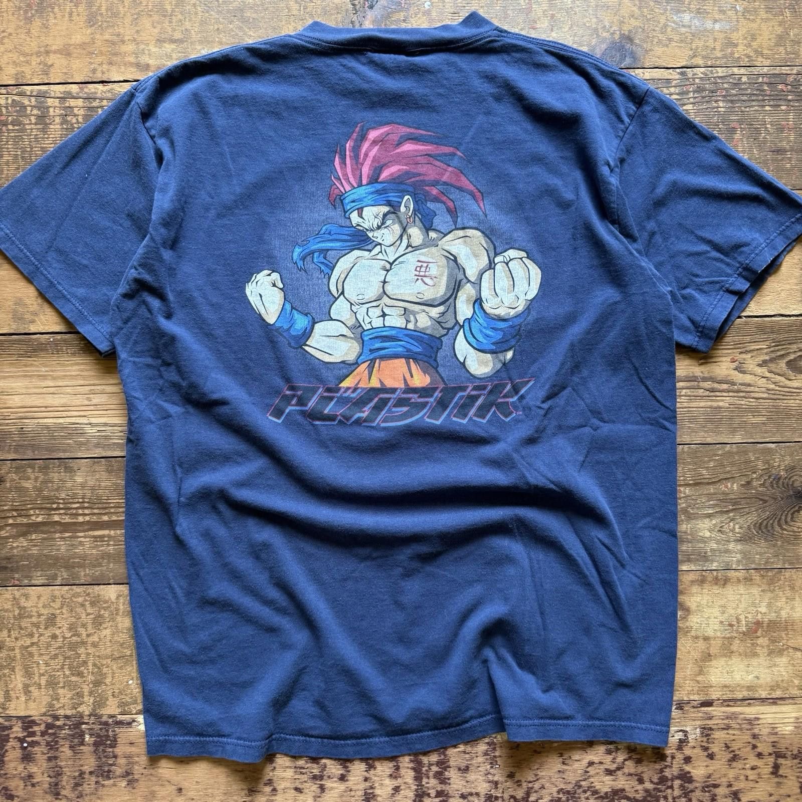 Vintage 90s Tultex Plastik T Shirt Goku Vintage Murina XL Size US XL / EU 56 / 4 - 1 Thumbnail