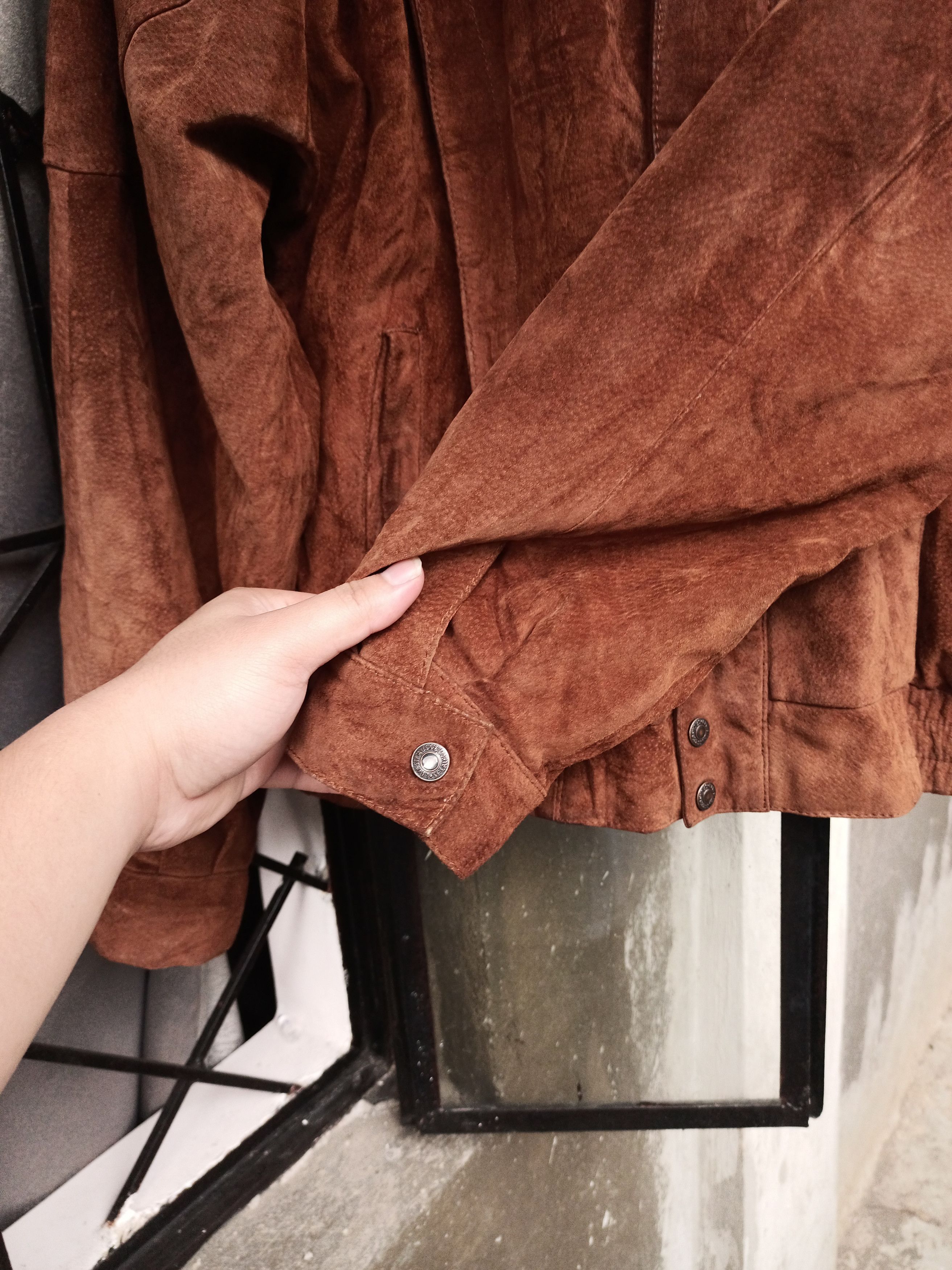 Levi's × Vintage Vintage Brown Levis Suade Leather Jacket Size US L / EU 52-54 / 3 - 8 Thumbnail
