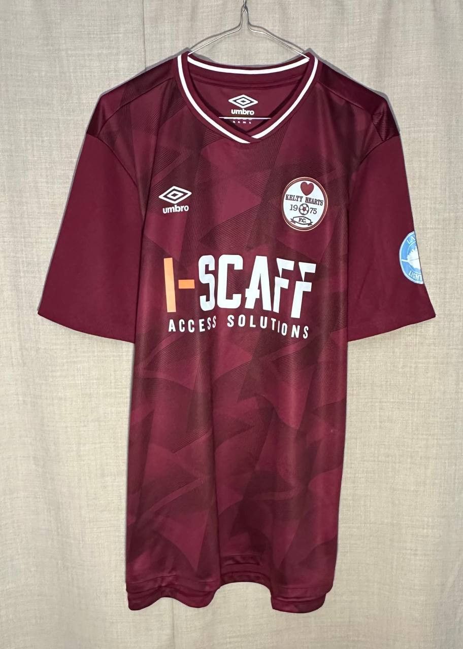 Umbro KELTY HEARTS Home 2023 - 2024 Umbro Football Shirt Jersey Size US XL / EU 56 / 4 - 1 Thumbnail