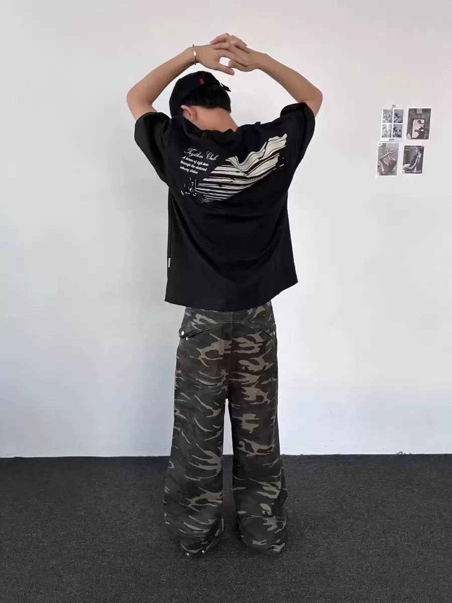 Japanese Brand × Vintage Retro camouflage paratrooper workwear Size 28" / US 6 / IT 42 - 5 Thumbnail