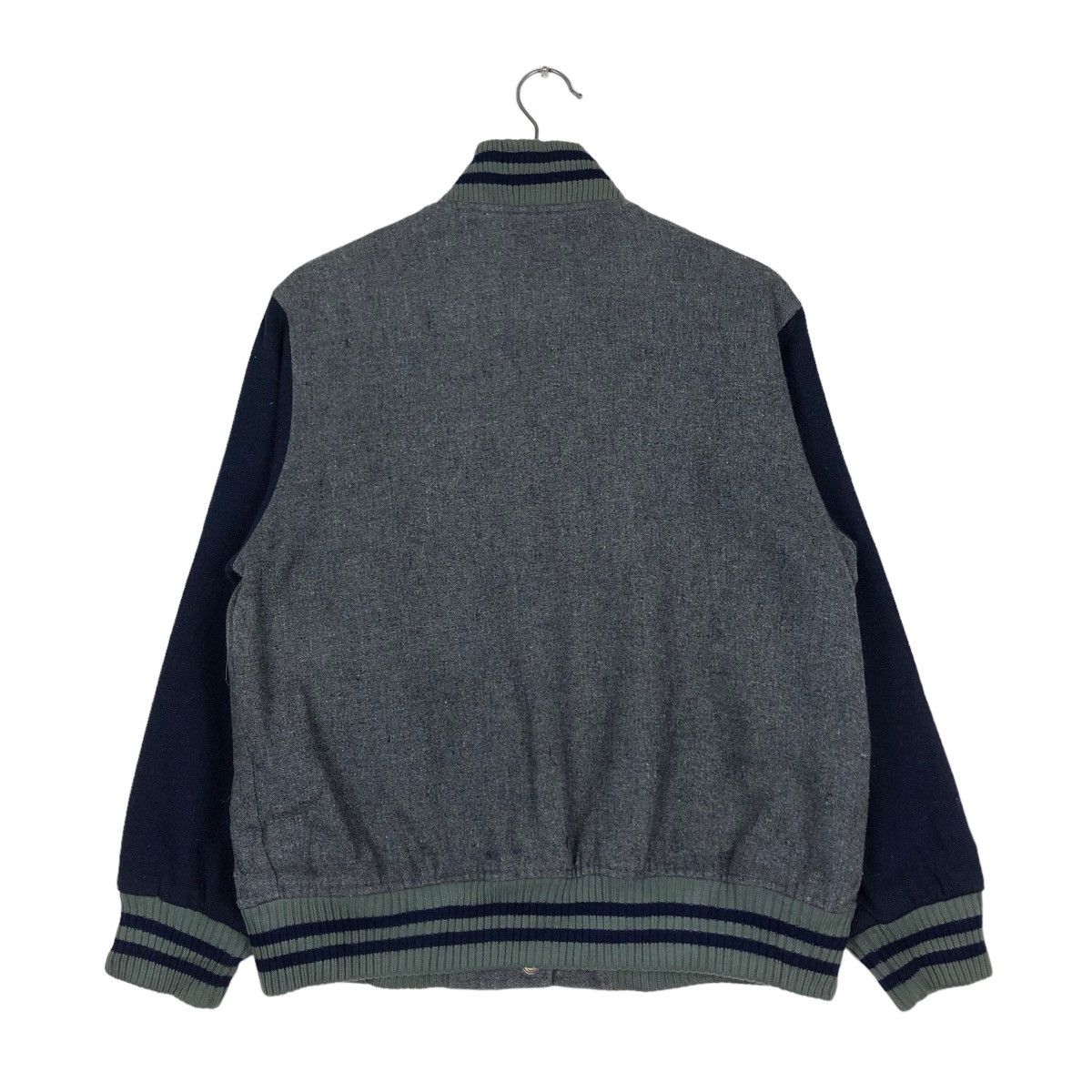 Japanese Brand × Vintage 📌VINTAGE WOOL VARSITY BOMBER JACKET VILLAGE GATE JAPAN Size US S / EU 44-46 / 1 - 9 Thumbnail