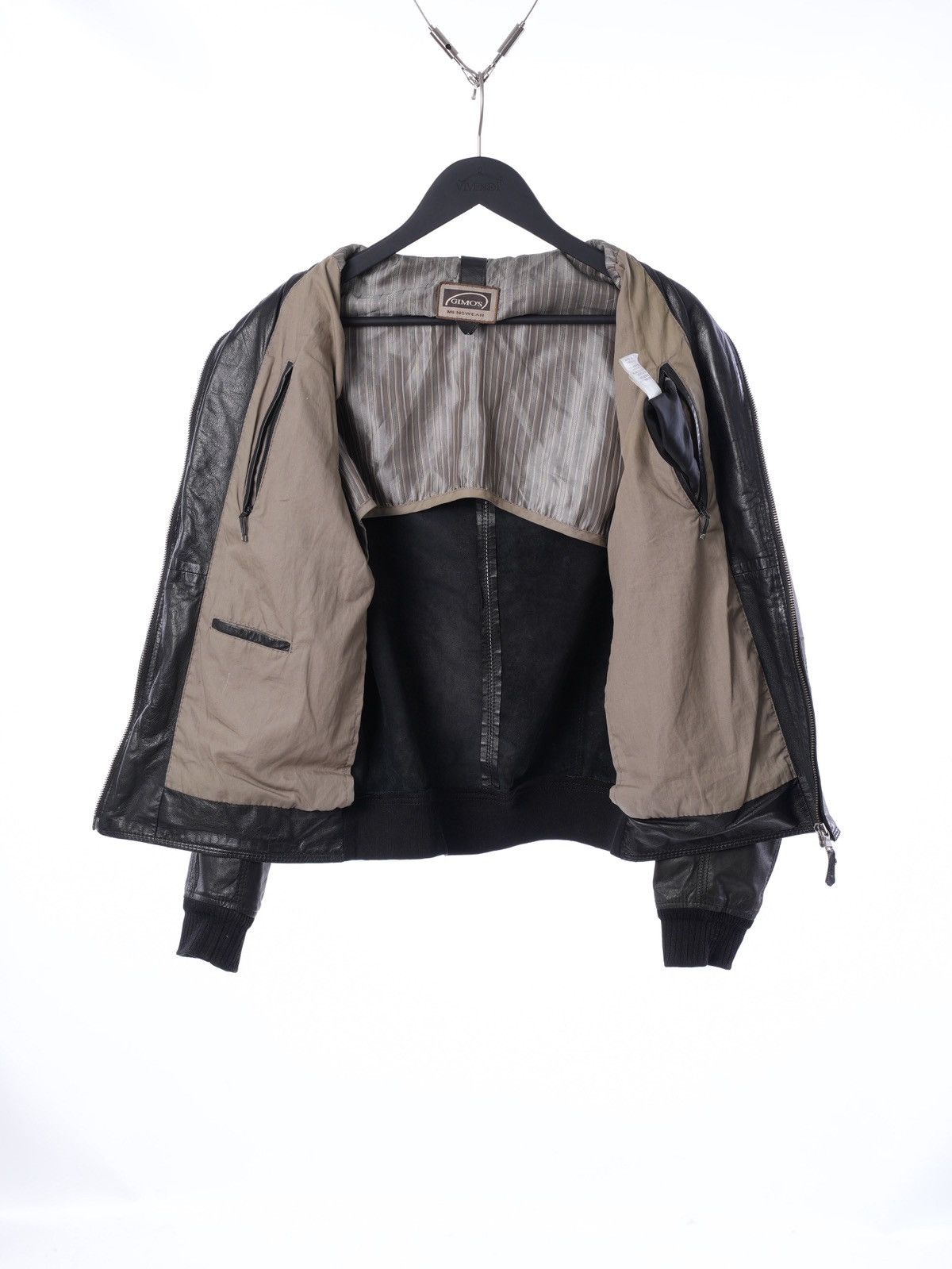 Gimo's Gimo's Leather Jacket Bomber sz M Size US M / EU 48-50 / 2 - 8 Thumbnail