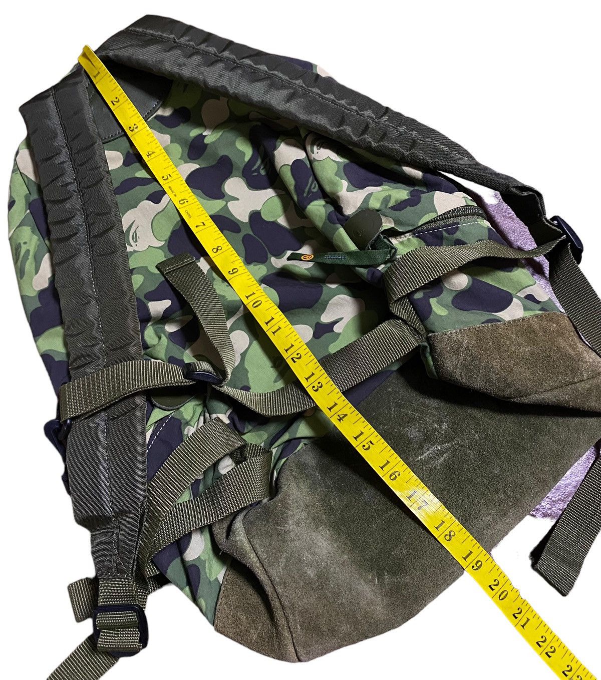 Bape BAPE ABC Green camo Backpack Size ONE SIZE - 5 Thumbnail