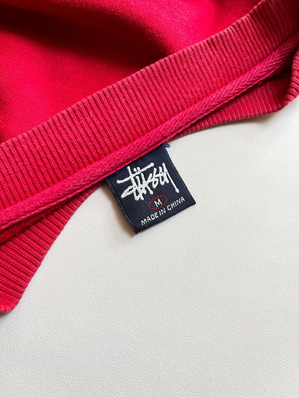 Stussy stussy stickman logo sweatshirt maroon vintage 00s Size US M / EU 48-50 / 2 - 5 Thumbnail