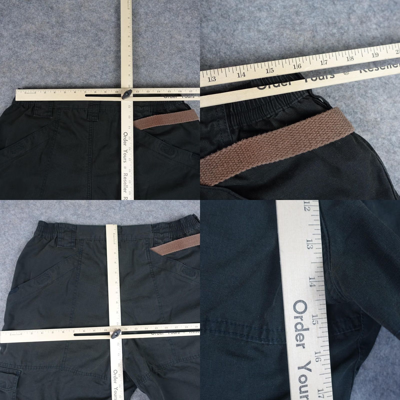 Vintage 5.11 Tactical Cargo Pants Mens 32x31 Green Elastic Waist Ripstop Workwear Cargo Pocket Pants Mens Green 5.11 Taclite Pro Size US 32 / EU 48 - 9 Thumbnail