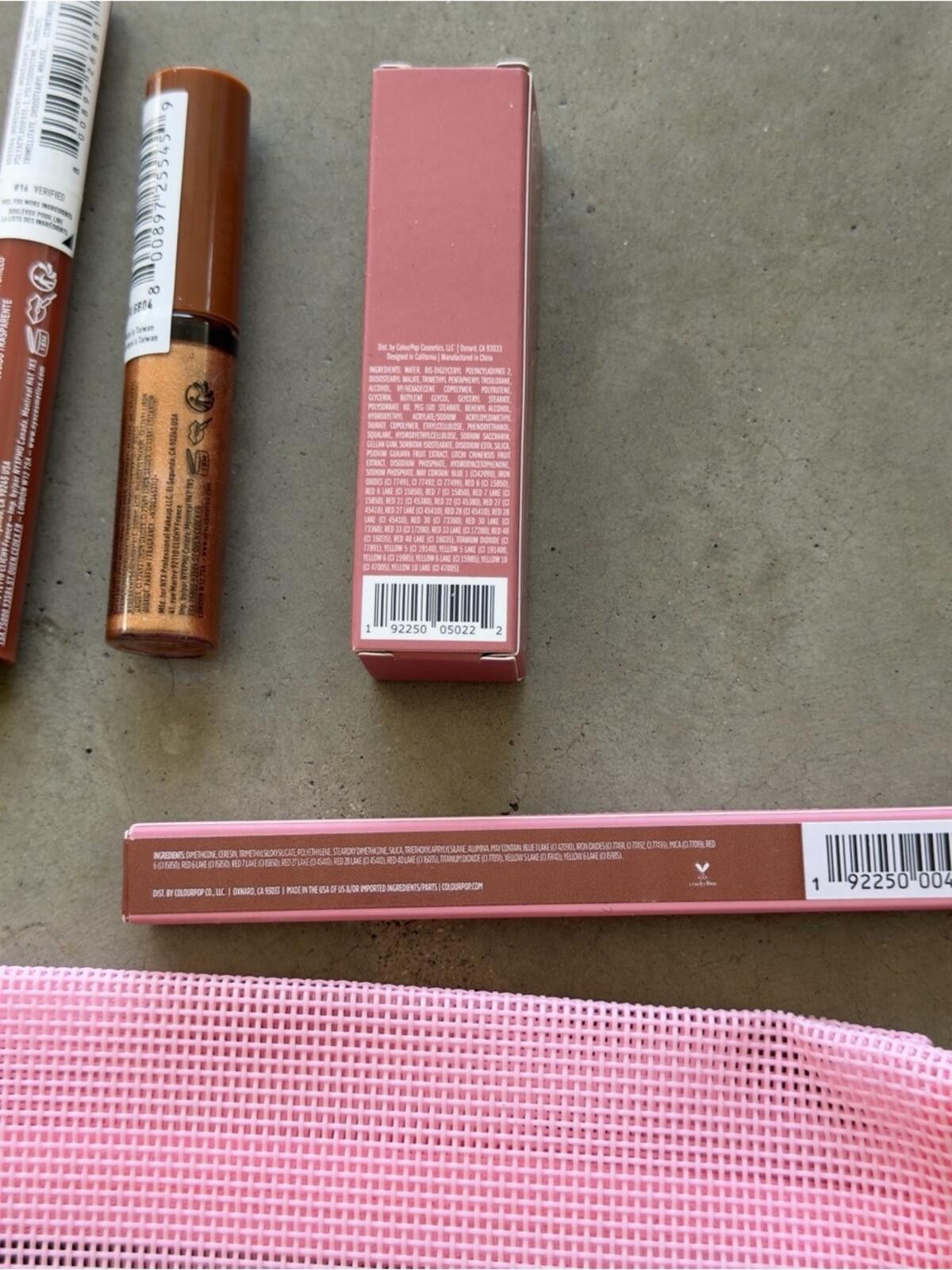 Other Beauty Lip Bundle / 6pc Makeup Set w Mesh Bag / Pink Size ONE SIZE - 5 Thumbnail