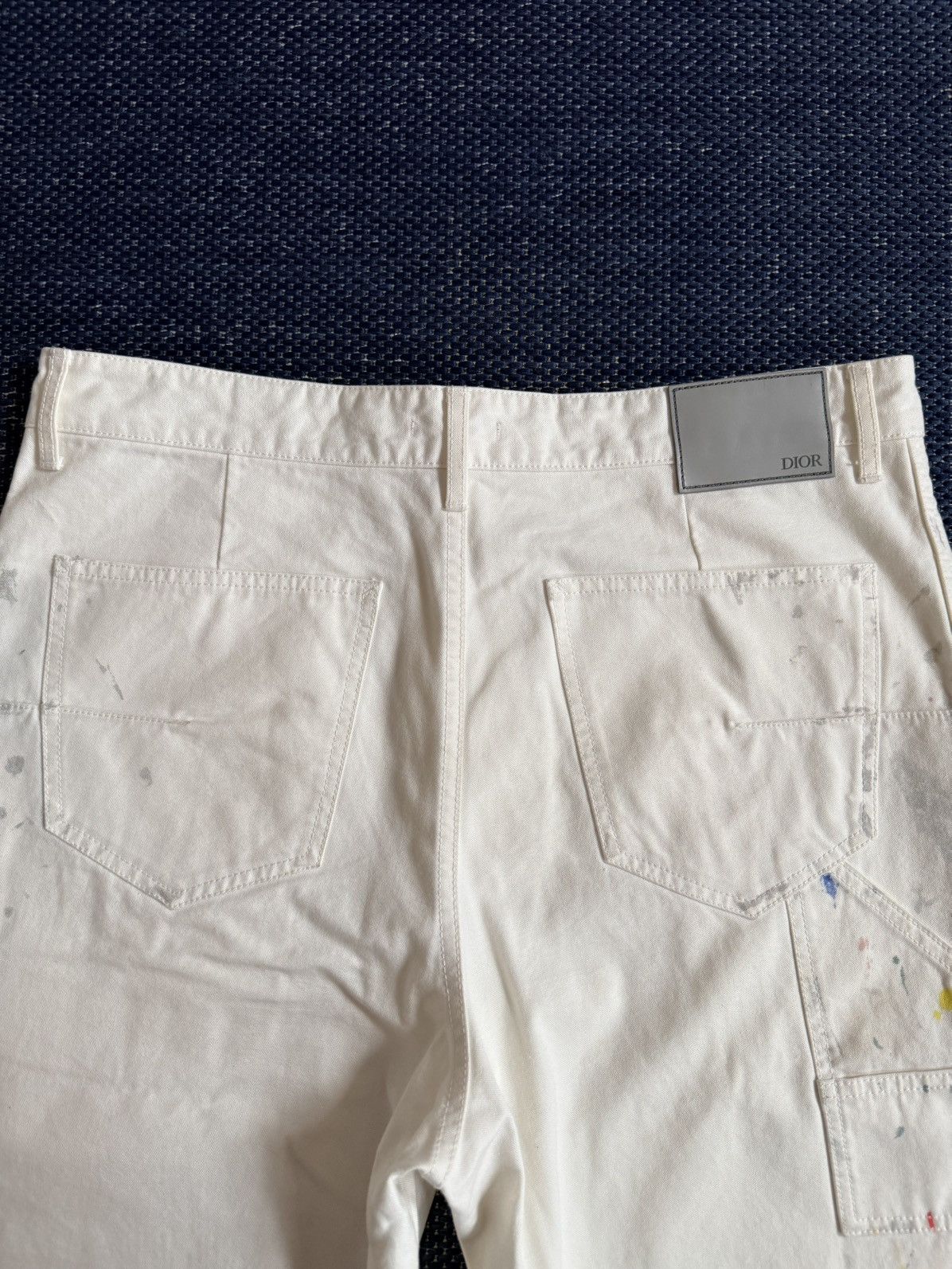 Dior SS21 Paint Splatter Double Knee Pants Size US 32 / EU 48 - 7 Thumbnail