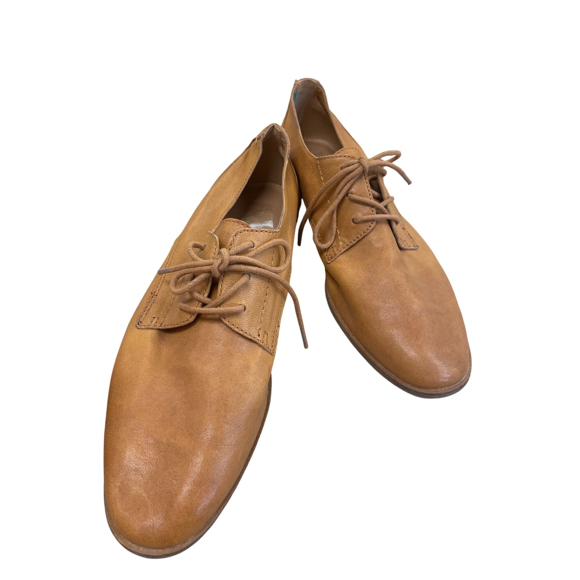 Frye Frye & Co Womens Brown Leather Lace-Up Oxford Flat Shoes Siz Size US 10 / IT 40 - 16 Thumbnail
