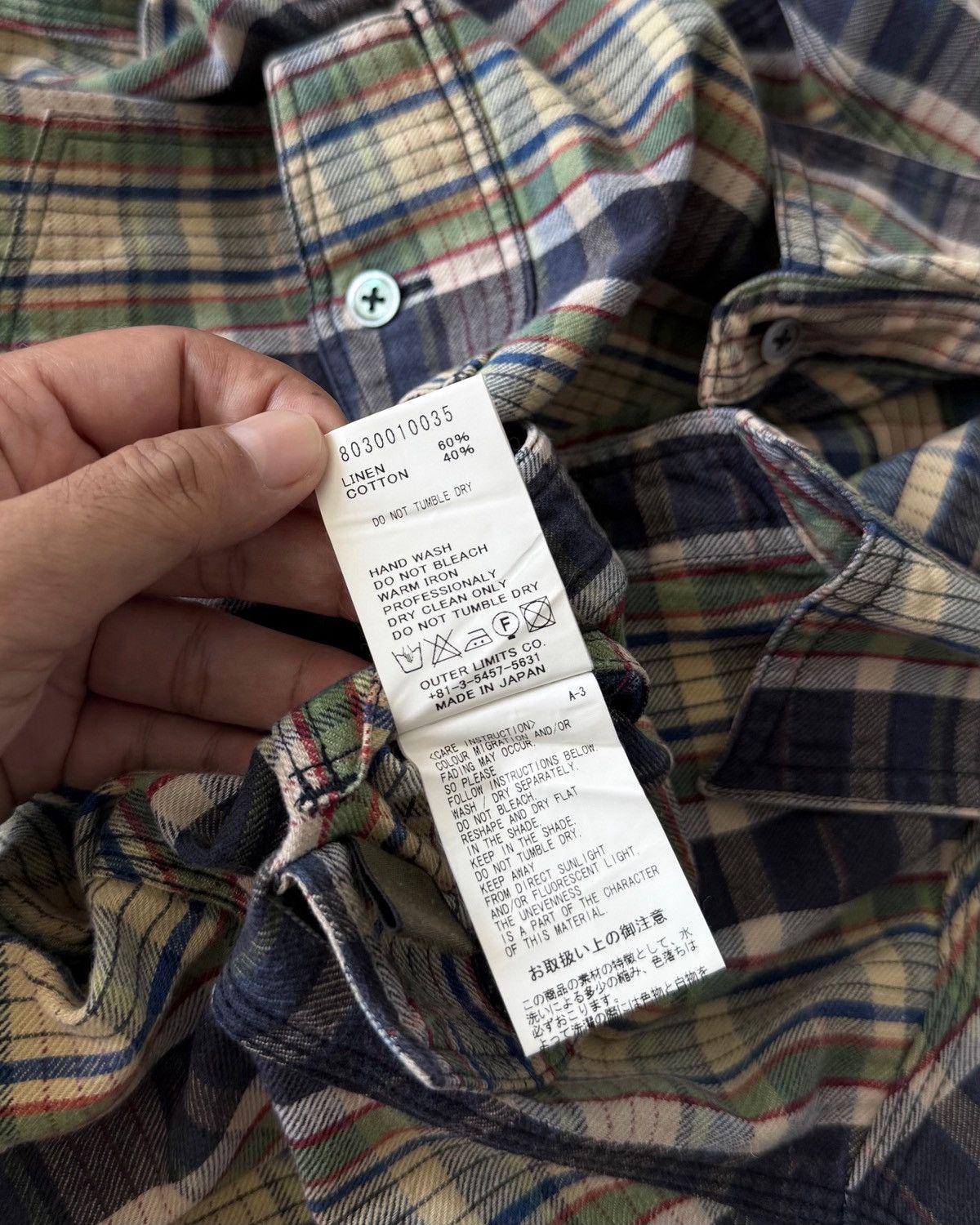 Nigel Cabourn NIGEL CABOURN CHECK REVERSIBLE SHIRT Size US M / EU 48-50 / 2 - 12 Thumbnail