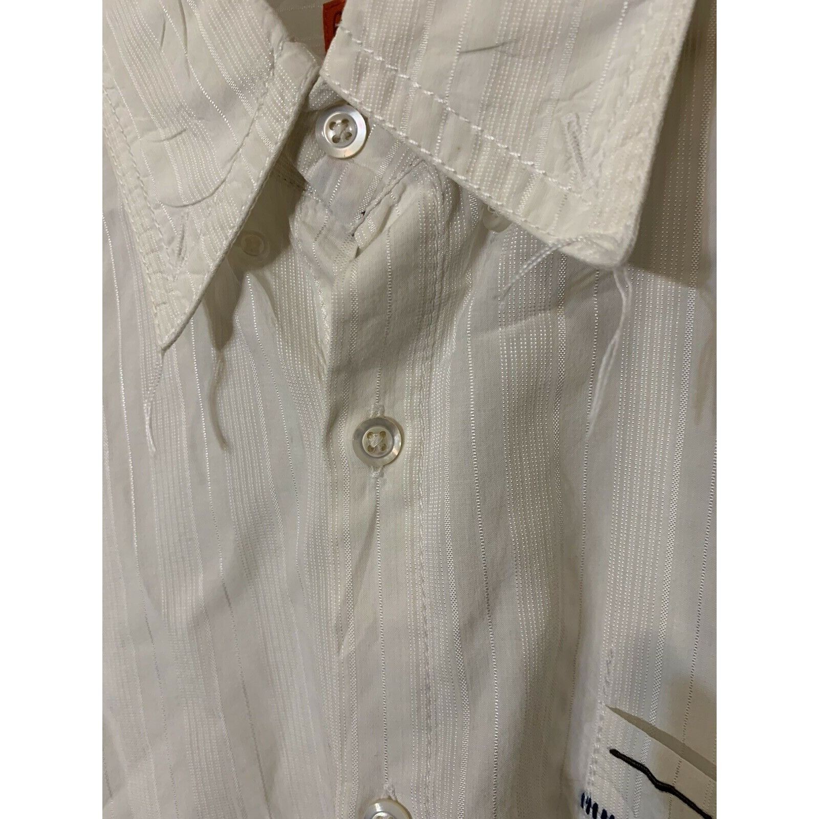 Hugo Boss HUGO BOSS Men's Sz XL Button Up Shirt Long Sleeve Orange Lab Size US XL / EU 56 / 4 - 7 Thumbnail