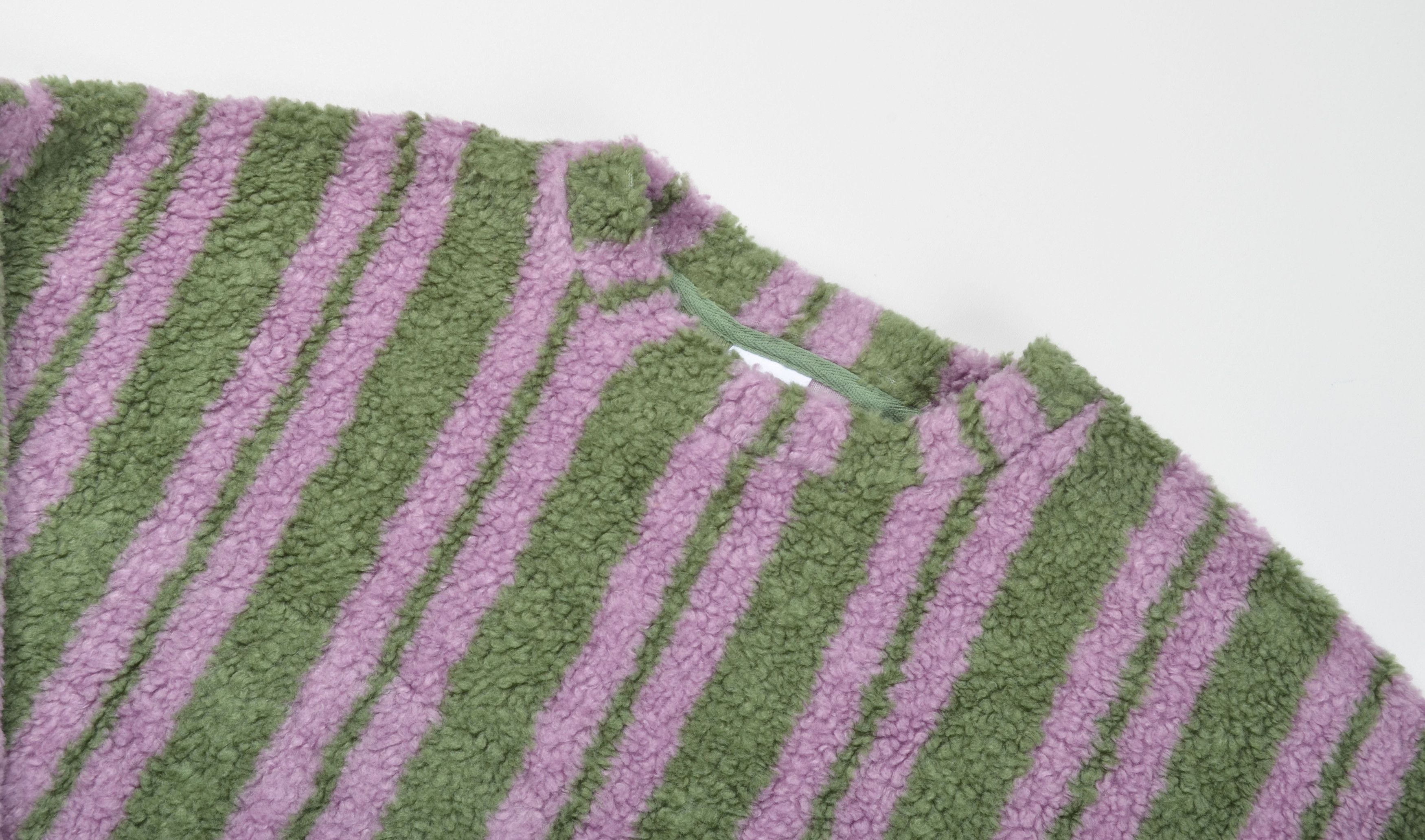 Other Rita Row Striped Fluffy Crew Neck Fleece Jumper Size S / US 4 / IT 40 - 5 Thumbnail