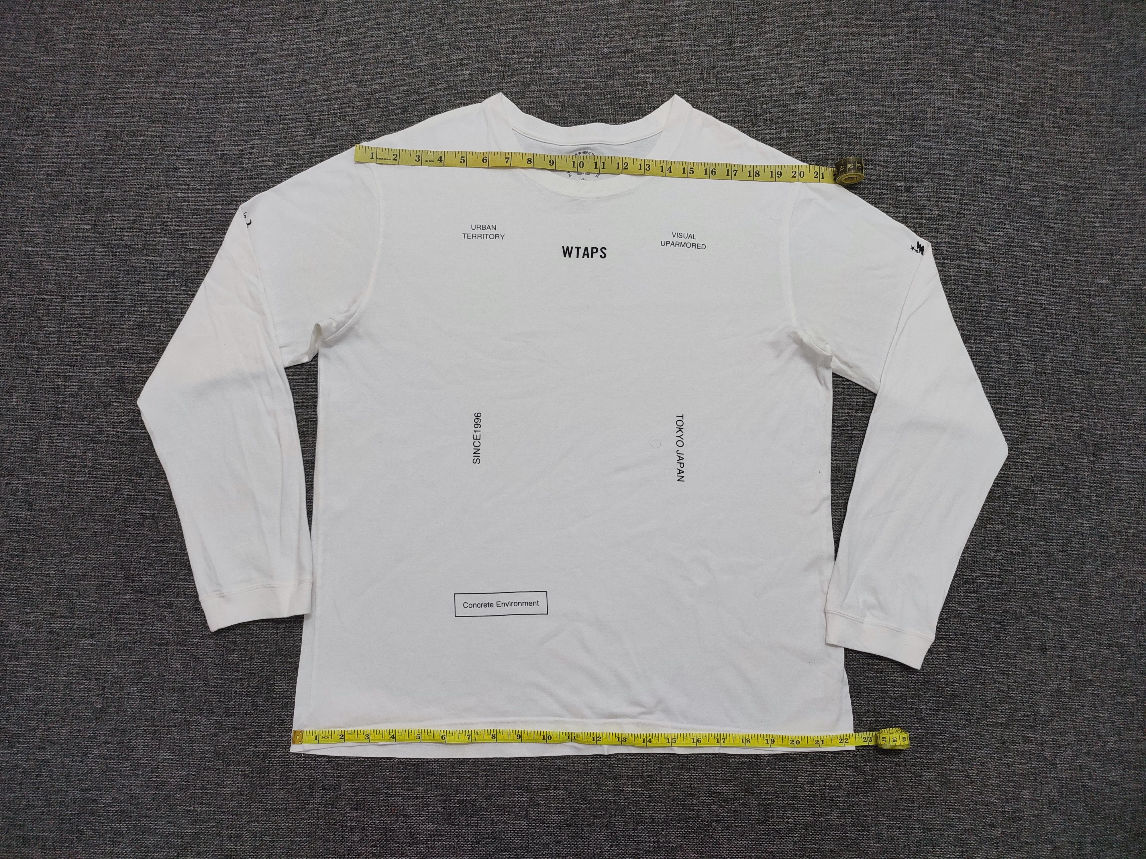 Wtaps Wtaps Visual Uparmored Wording Long Sleeve Tee Size US L / EU 52-54 / 3 - 4 Thumbnail