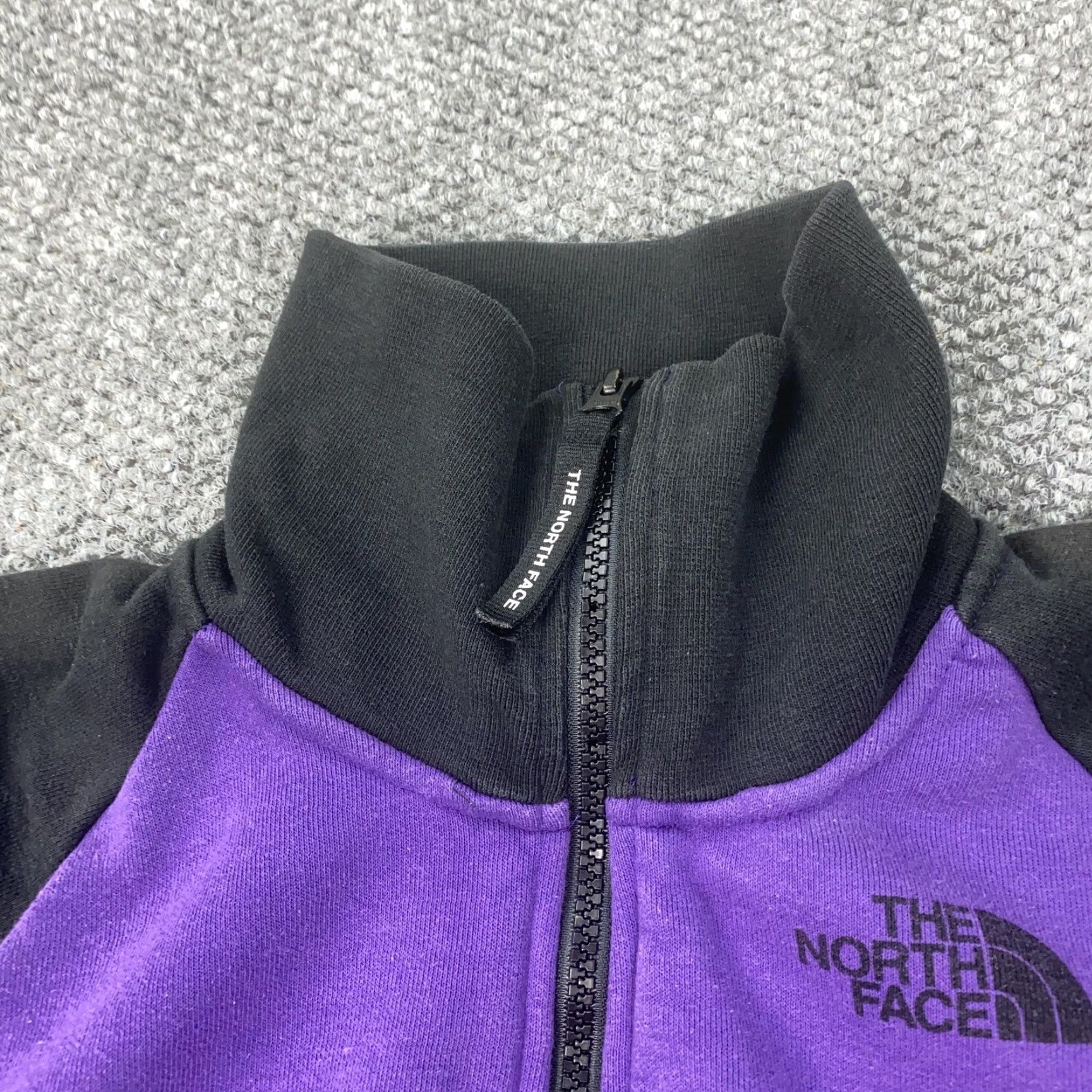 The North Face North Face Jacket Womens Large Purple Black Full Zip Fleece Outdoor Sweatshirt Size L / US 10 / IT 46 - 3 Thumbnail